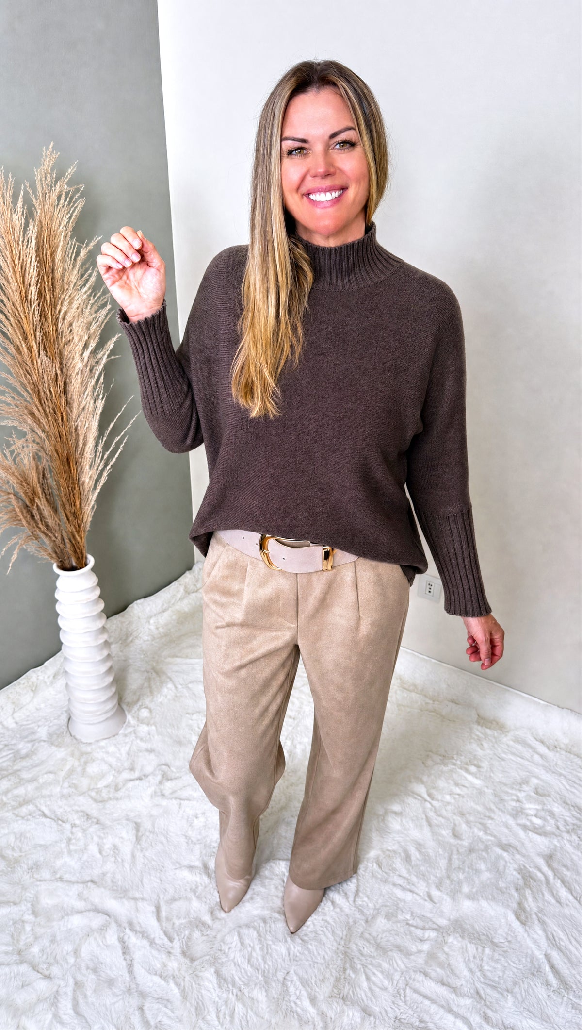 Strickpullover Mila *Schoko*