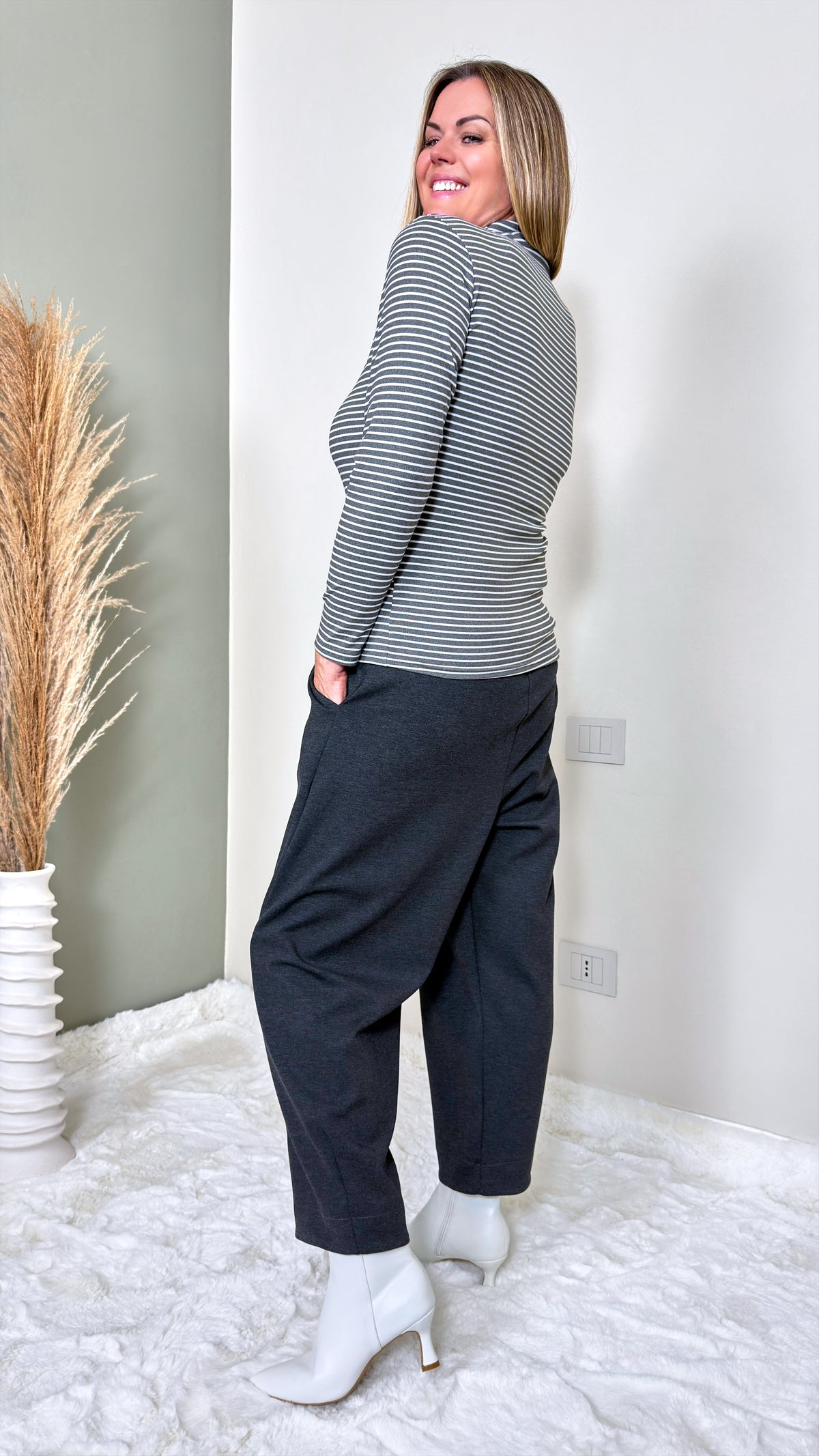 Rollkragenpullover Simple *Anthrazit*