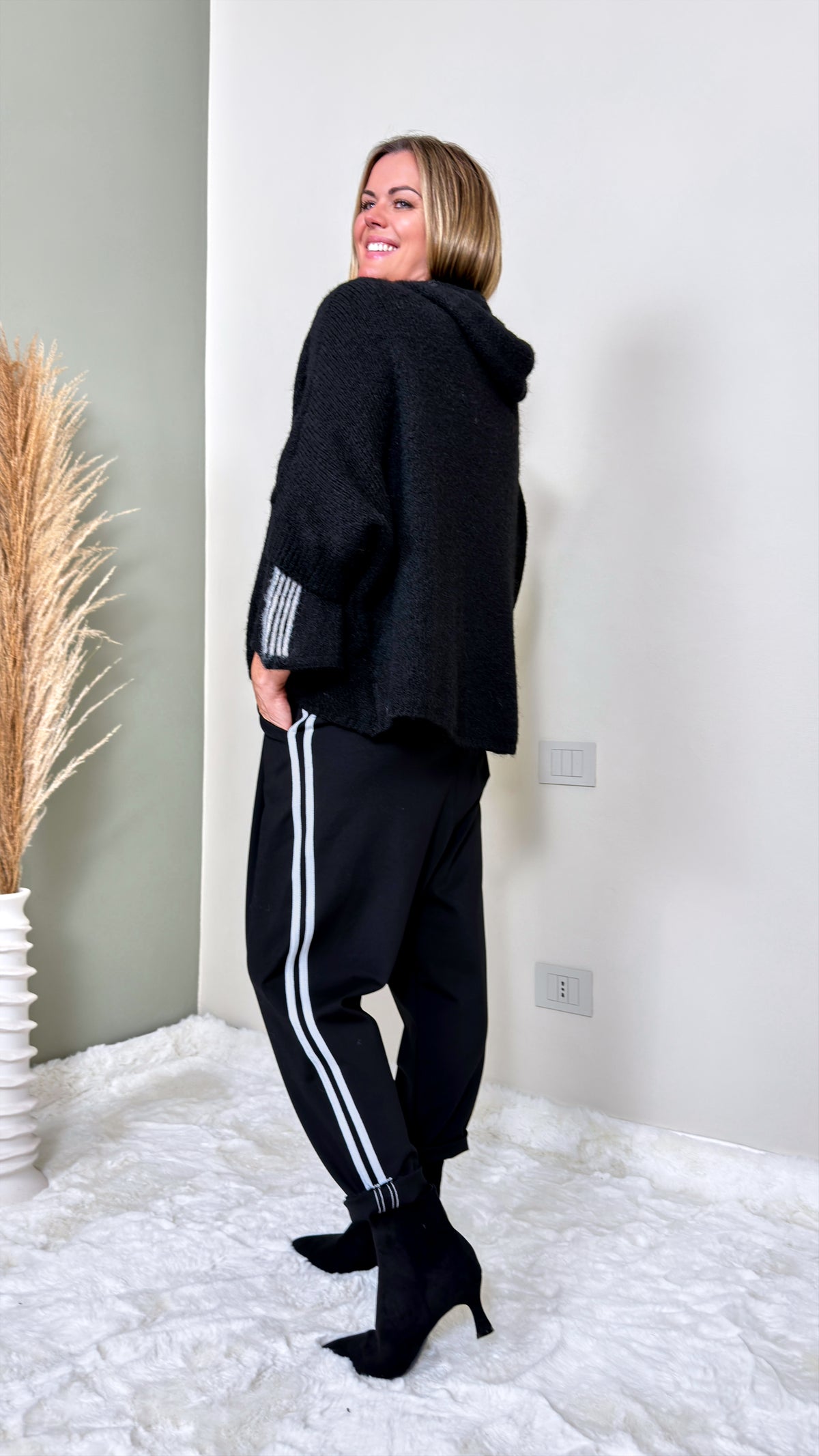 Strickpullover Cinder *Schwarz*