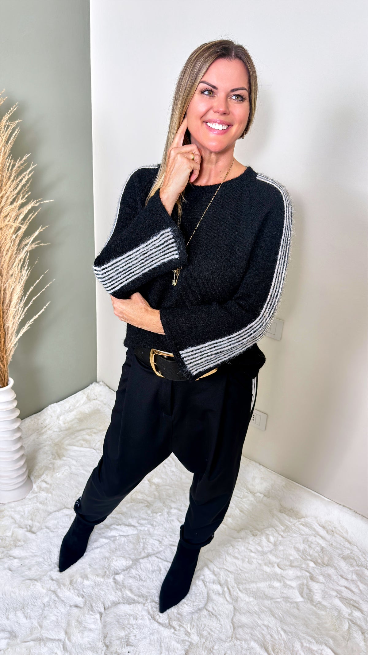Strickpullover Cinder *Schwarz*
