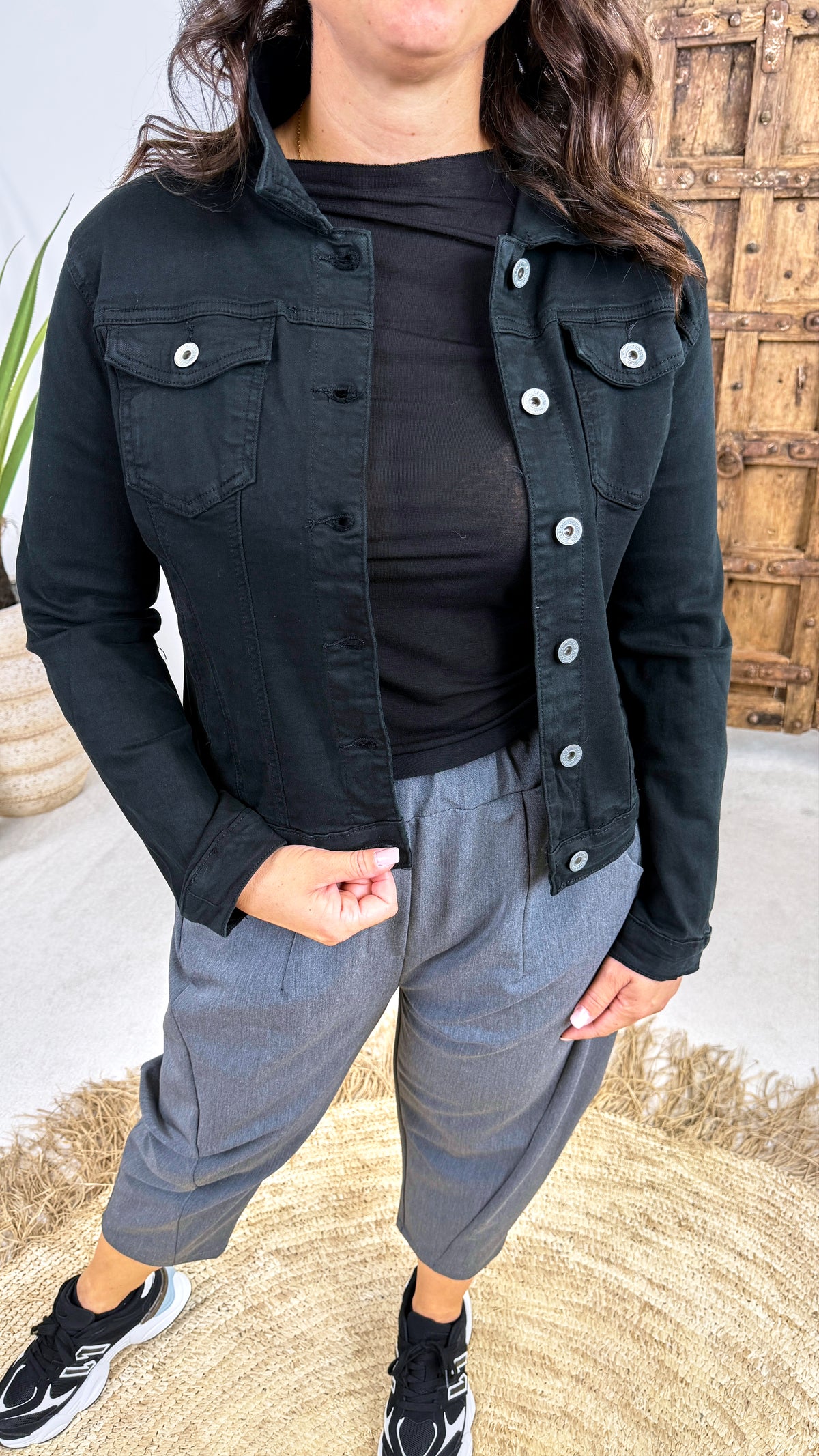 Jeansjacke Forja *Schwarz* - Power of Princess