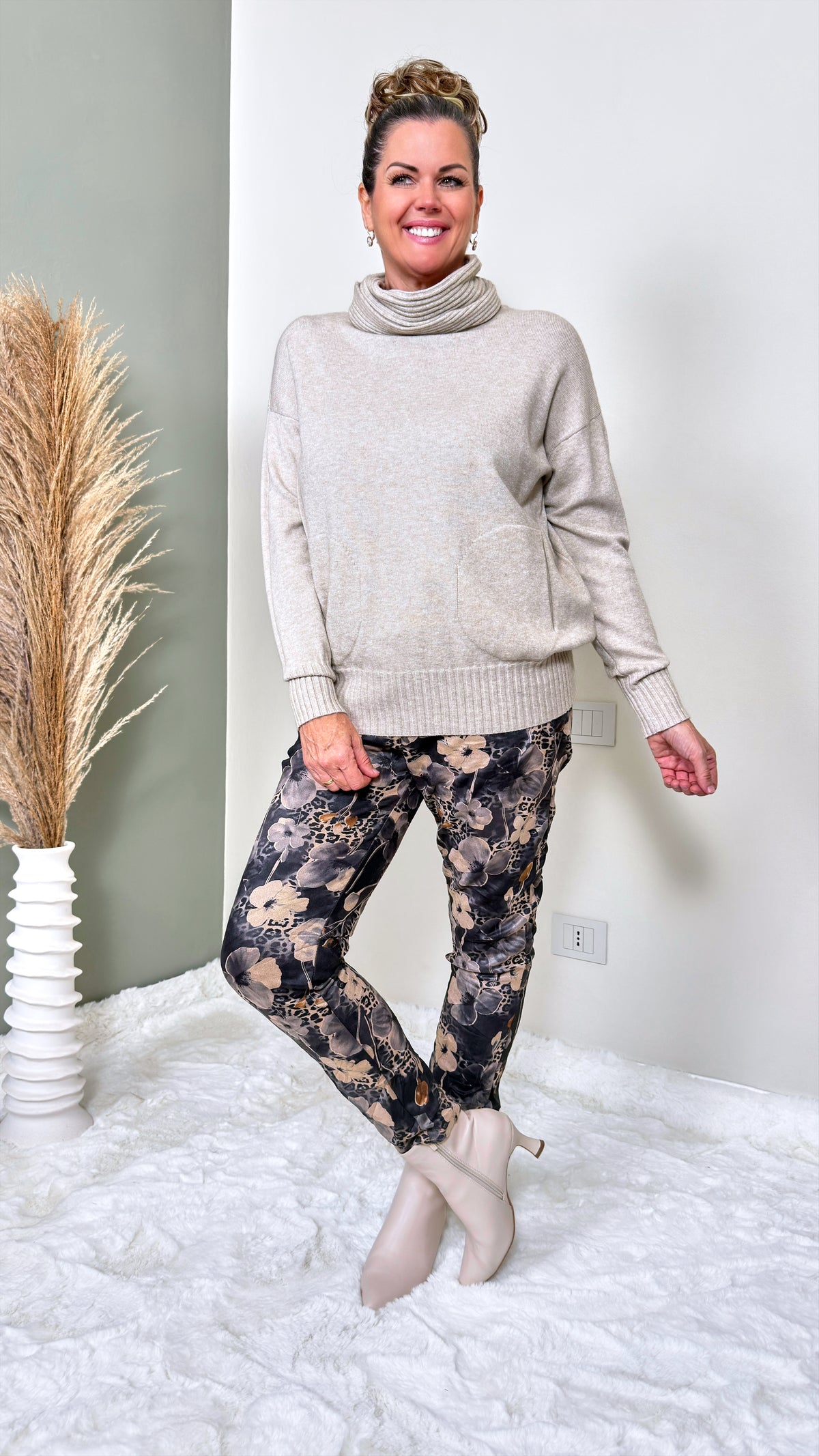 Rollkragenpullover Tabarca  *Beige*