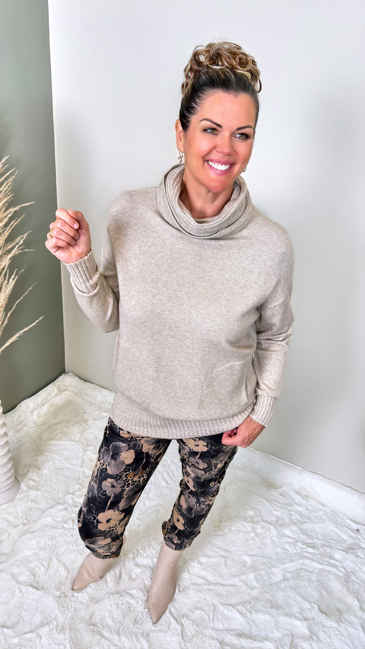 Rollkragenpullover Tabarca  *Beige*