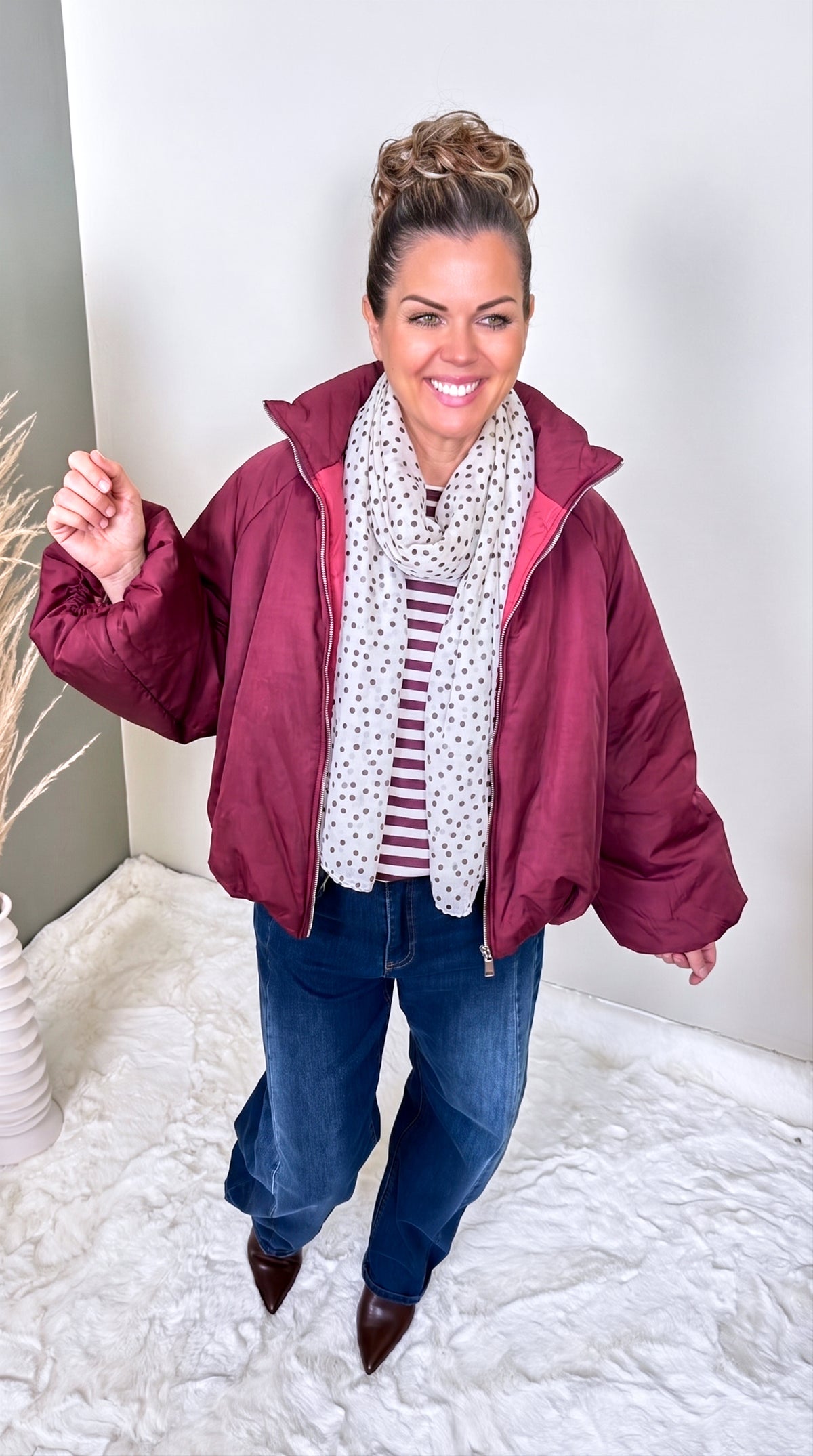 Jacke Velora Sky *Bordeaux* (Lieferbar ab 24.09)