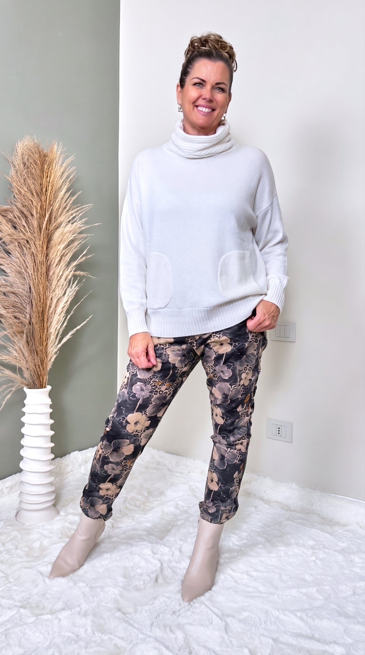 Rollkragenpullover Tabarca  *Weiß*
