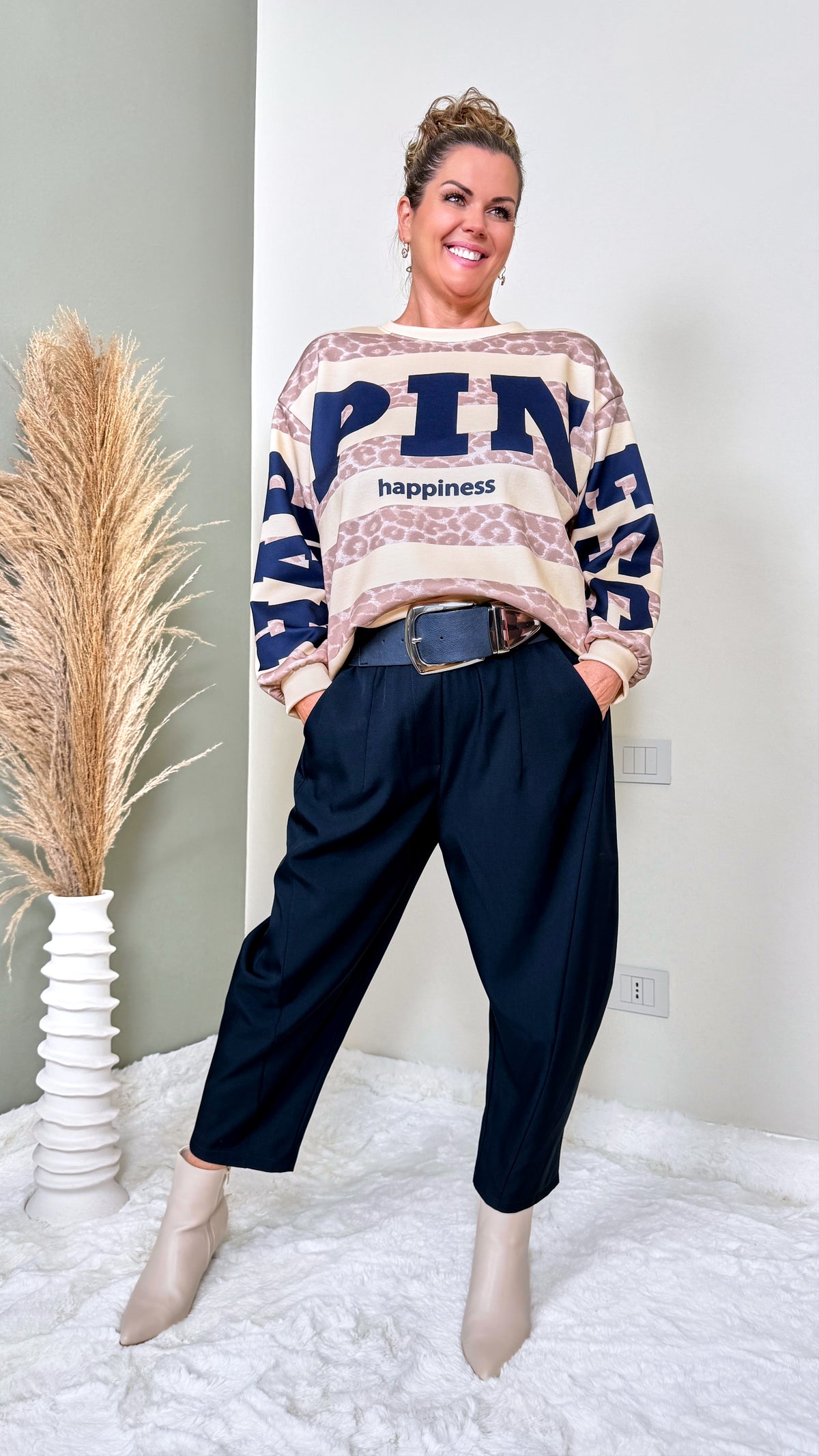 Sweatshirt Nebbia *Dunkelblau*