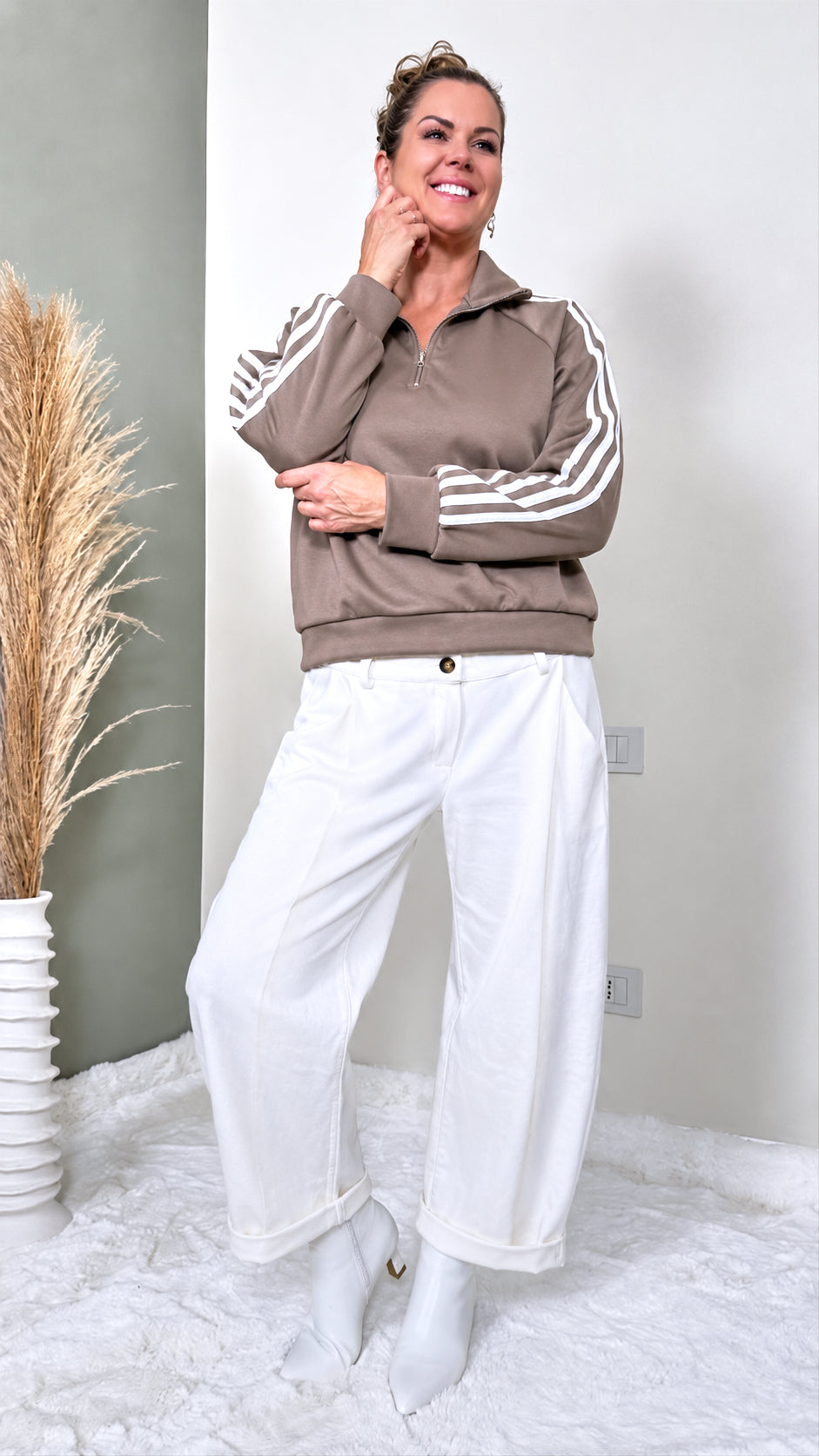 Sweatshirt Kaira Vale *Taupe*