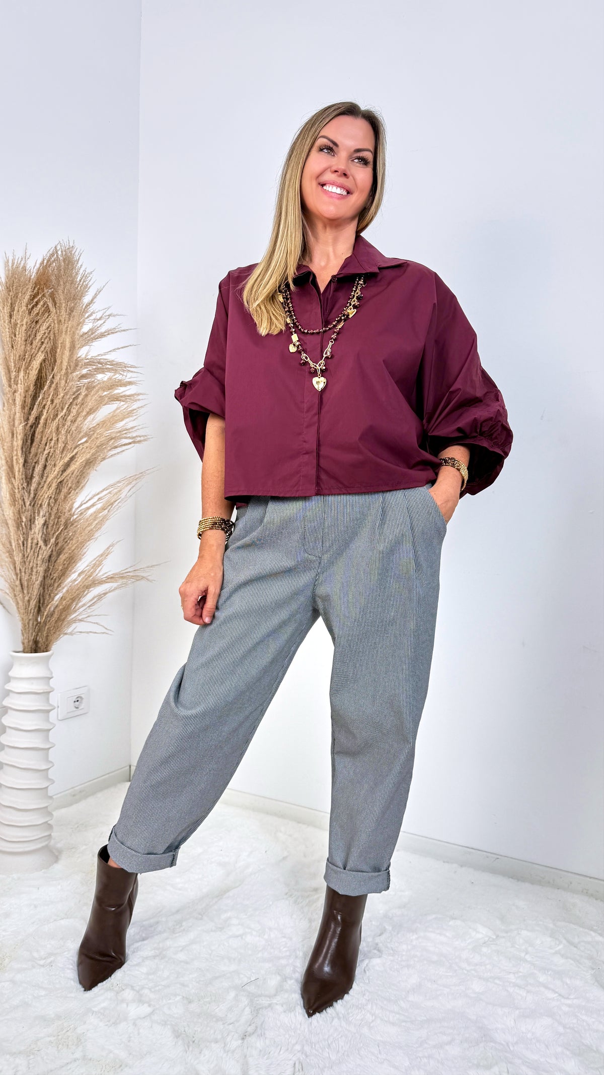 Bluse Amara Wisp *Bordeaux*