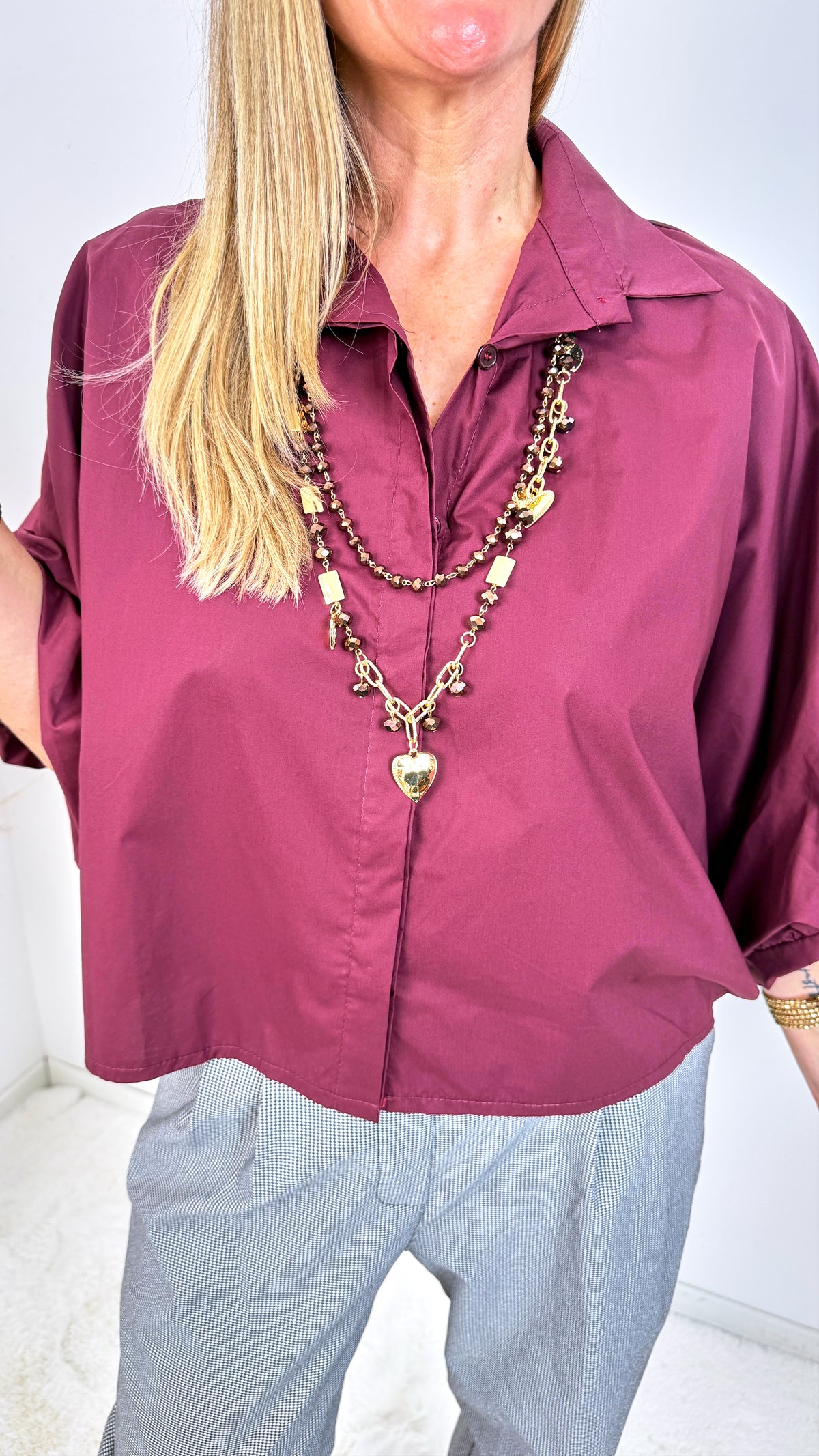 Bluse Amara Wisp *Bordeaux*