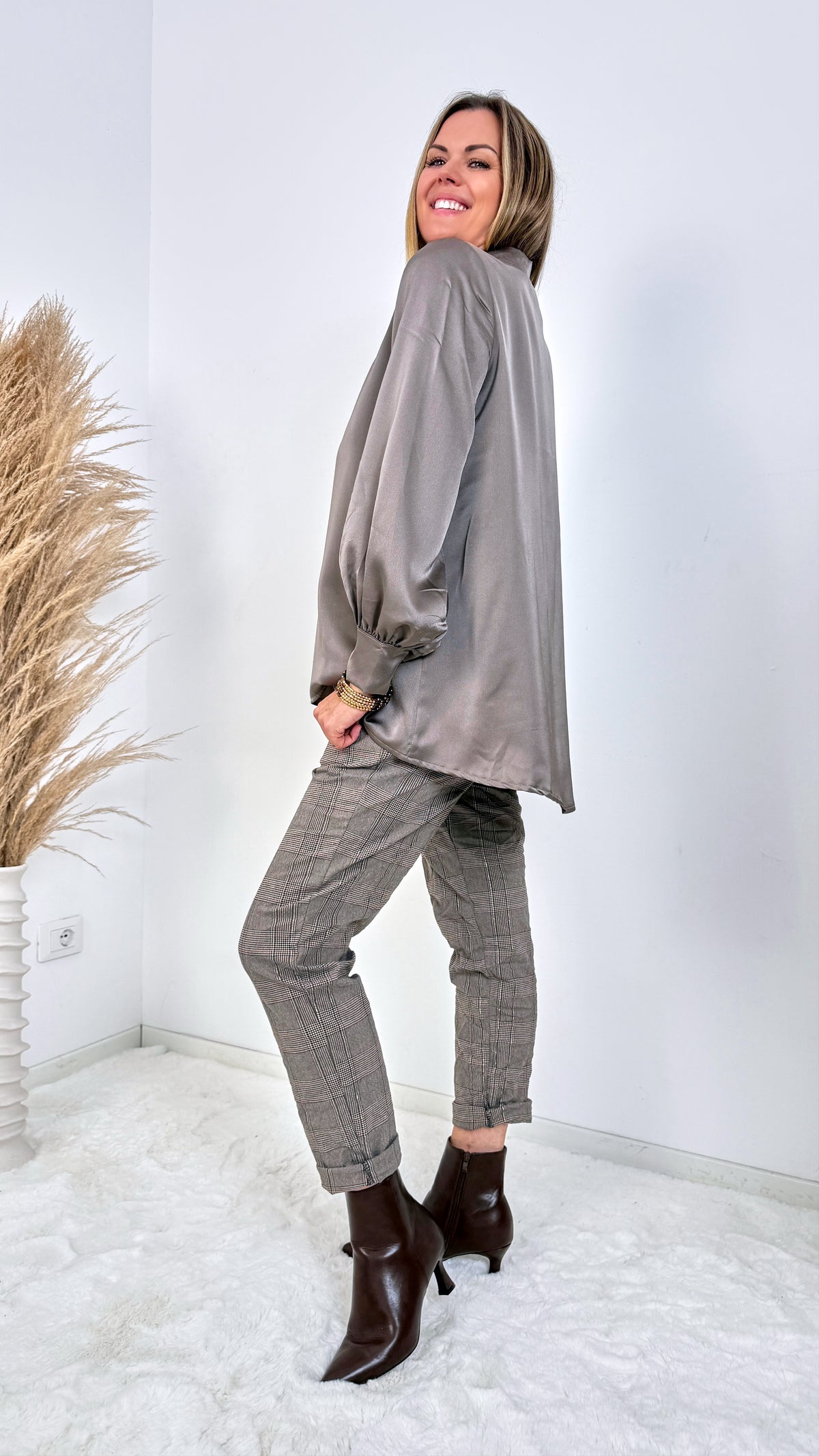 Bluse Willow Fields *Taupe*