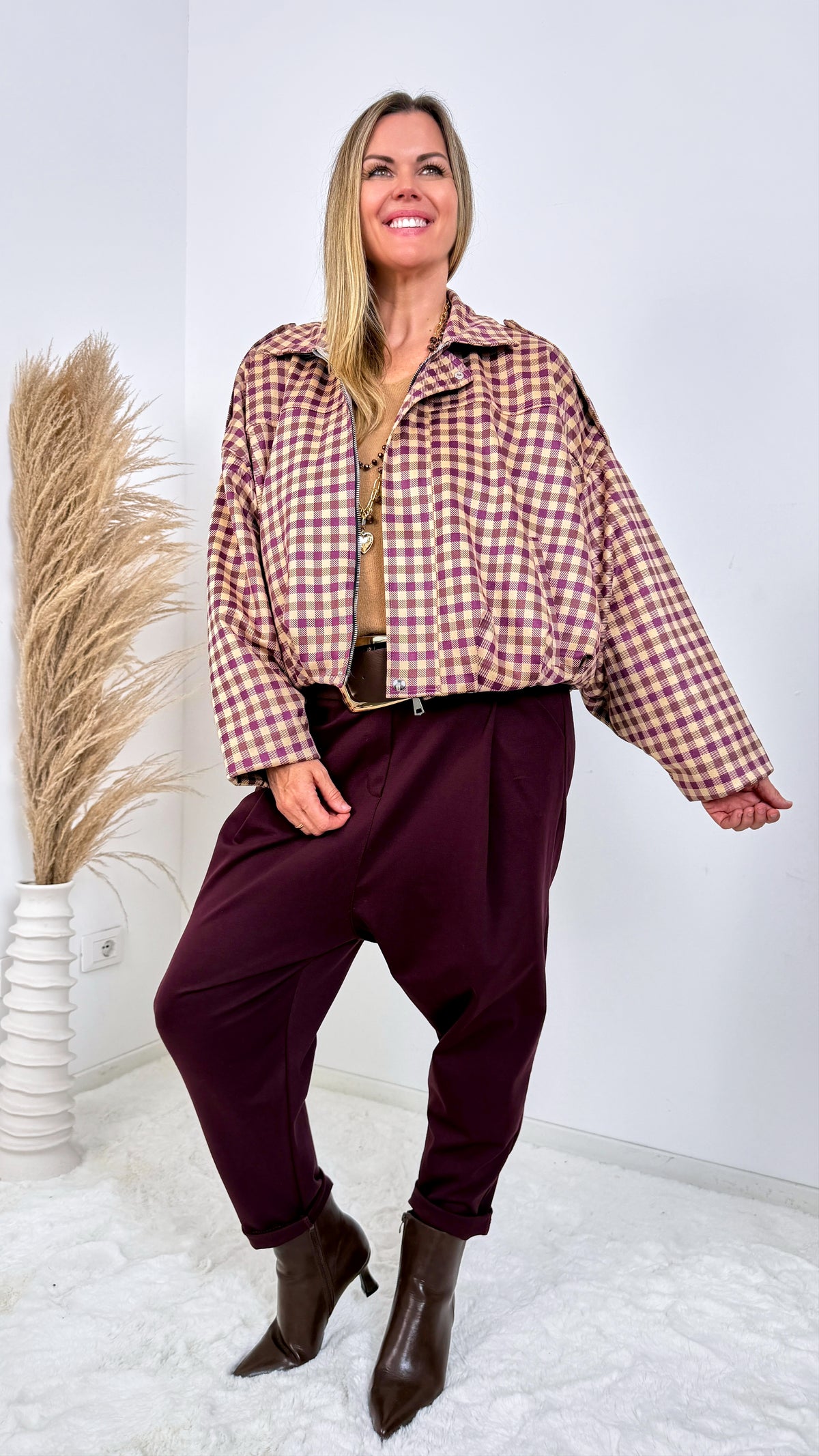 Blusen-Jacke Rustica *Bordeaux*