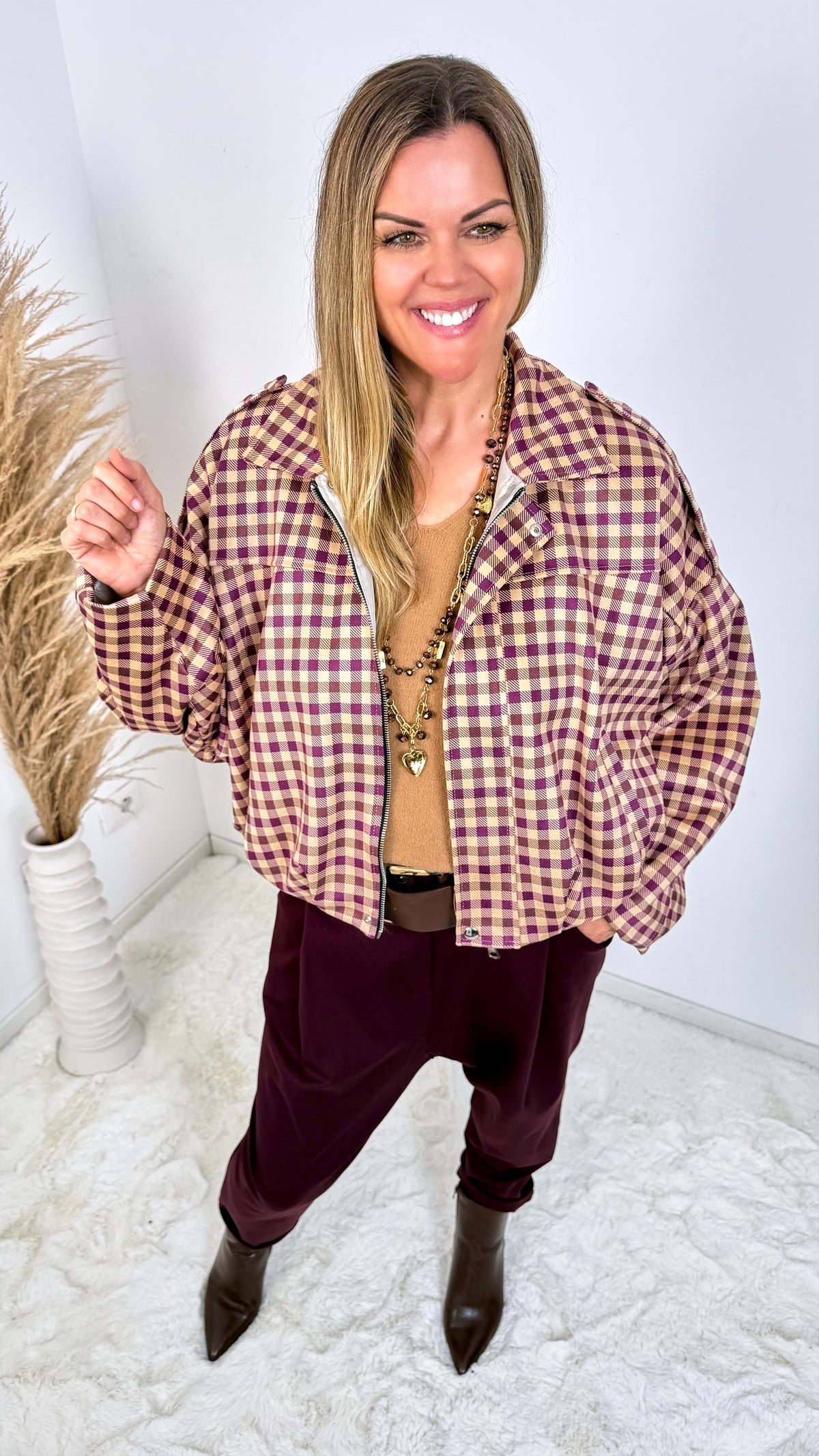 Blusen-Jacke Rustica *Bordeaux*