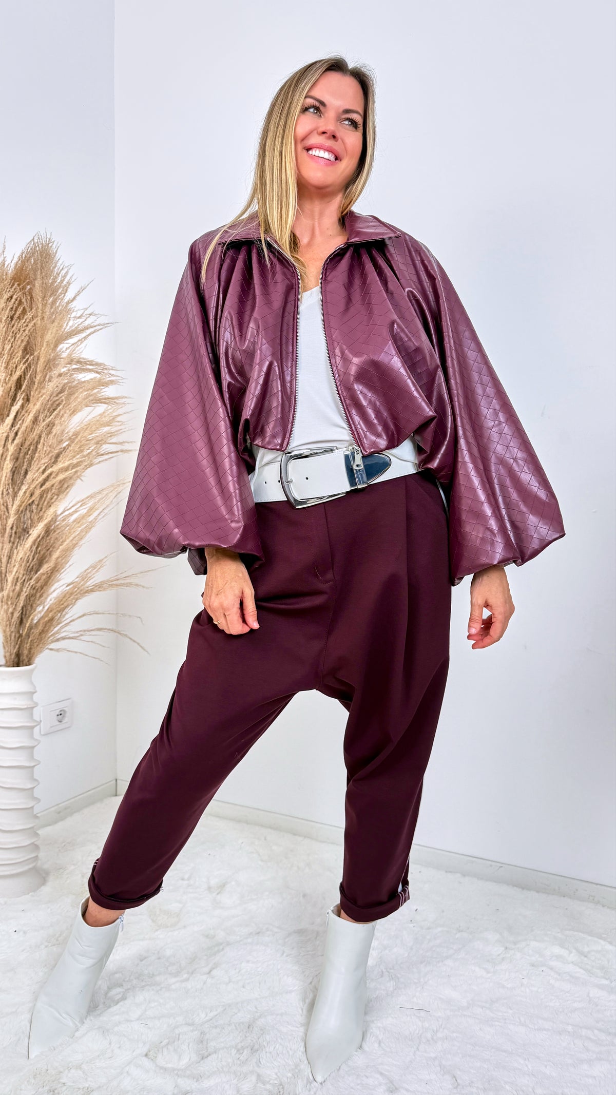 Jacke Estelle Noor *Bordeaux*