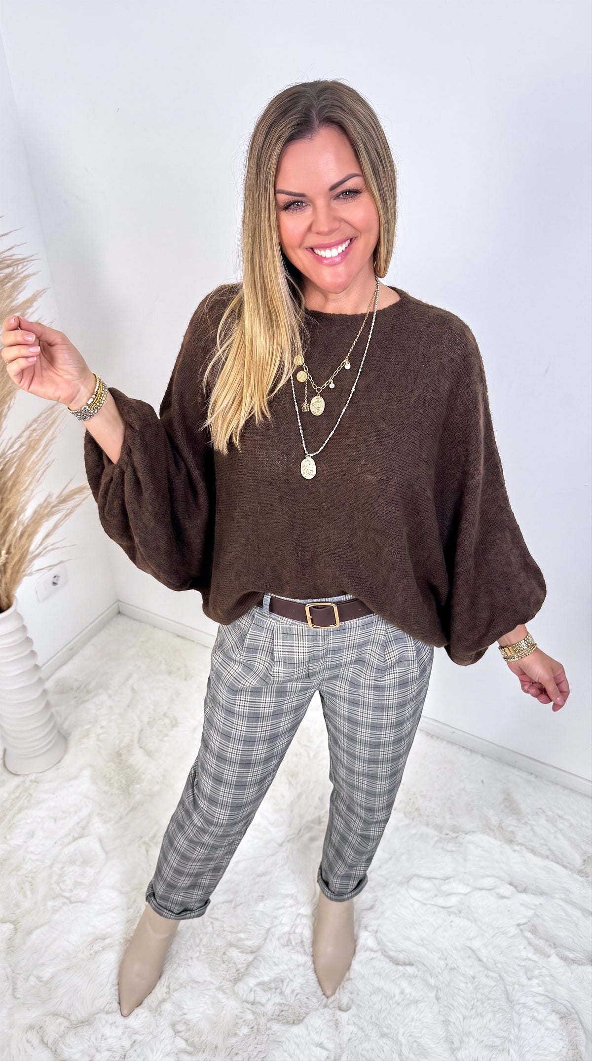 Strickpullover Belize *Dark Chocolat*