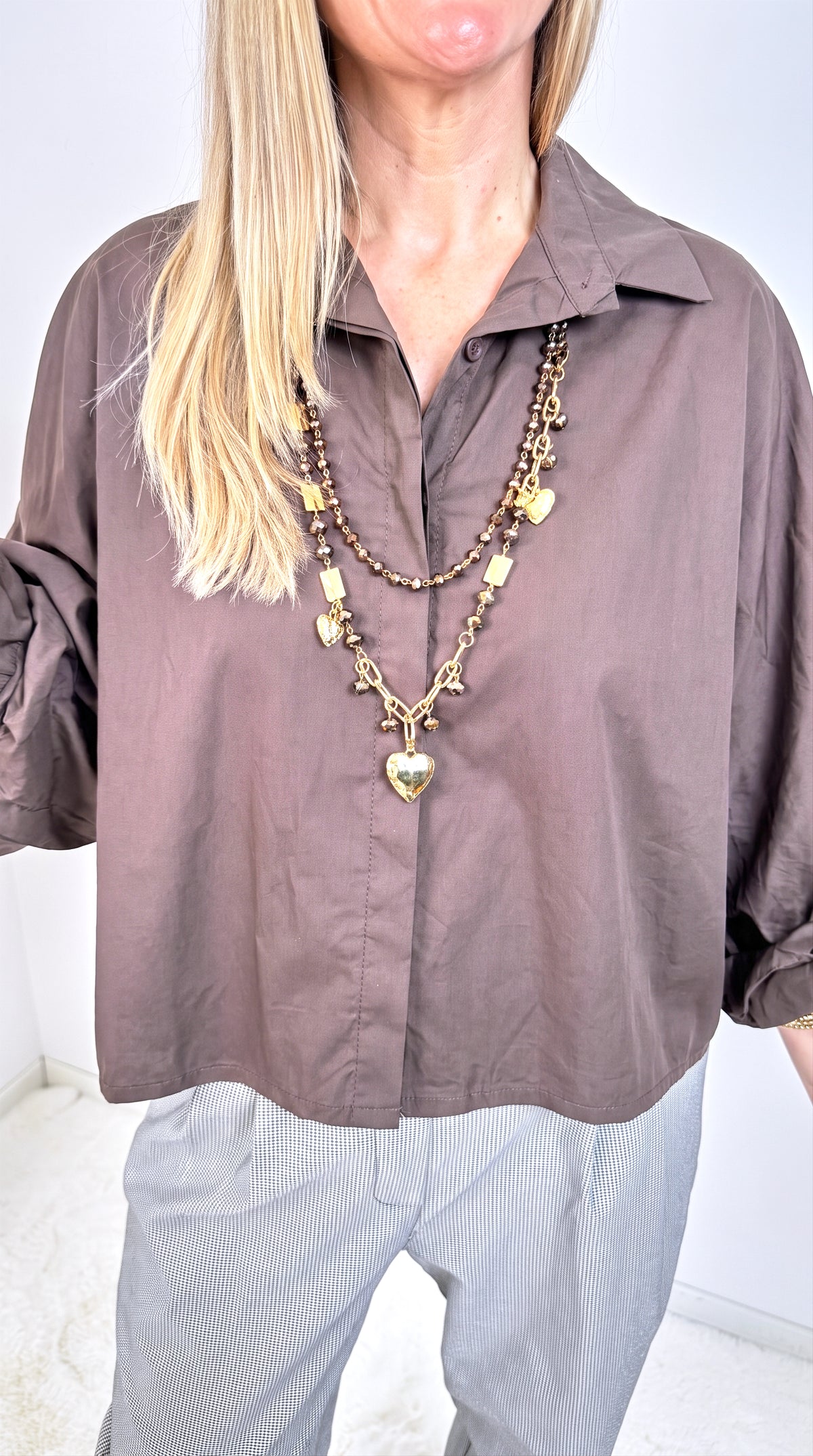 Bluse Amara Wisp *Schoko*