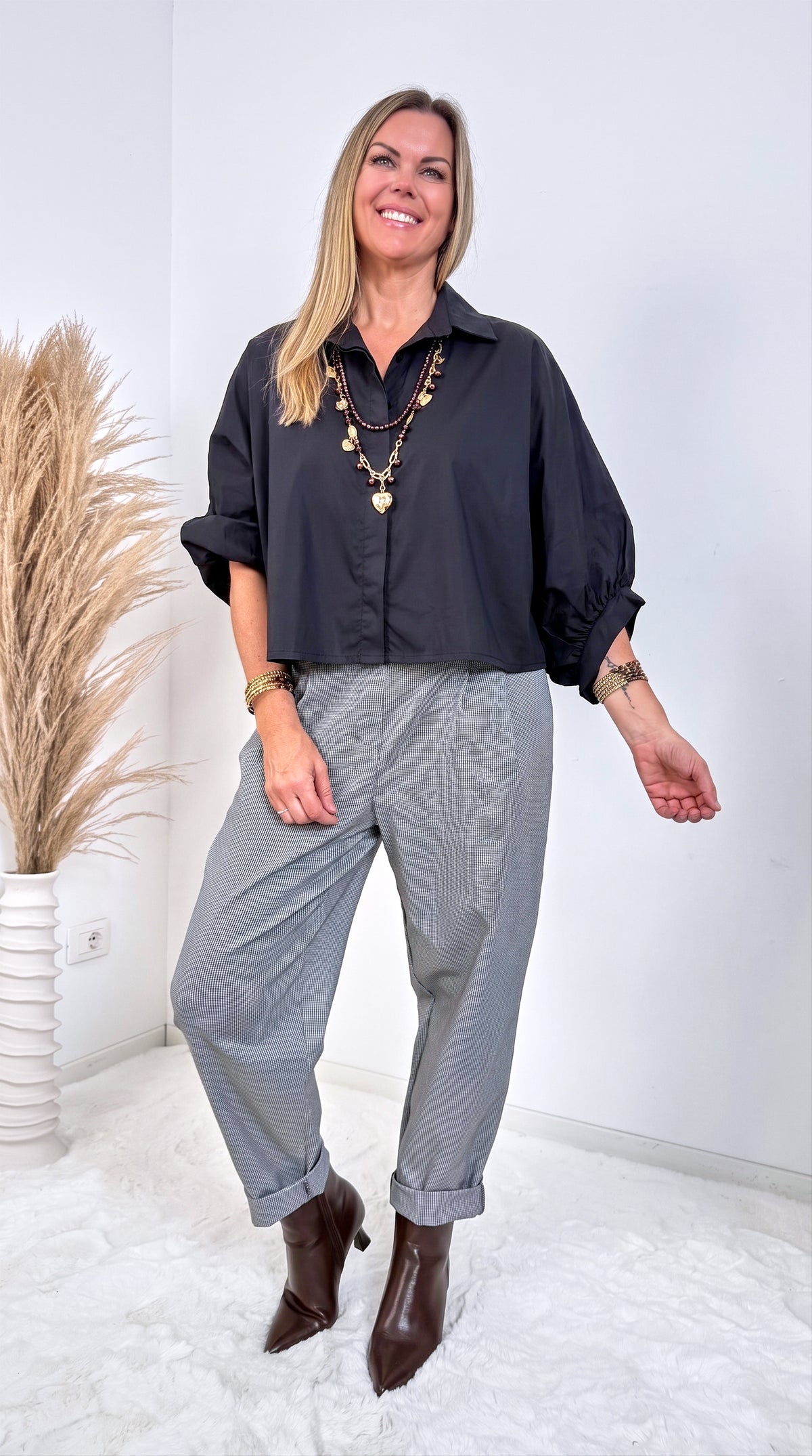 Bluse Amara Wisp *Schwarz*