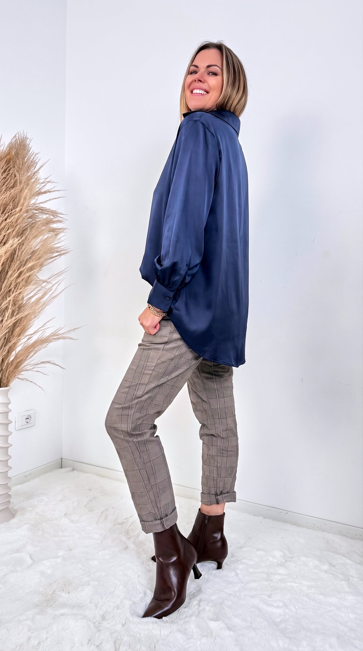 Bluse Willow Fields *Blau*