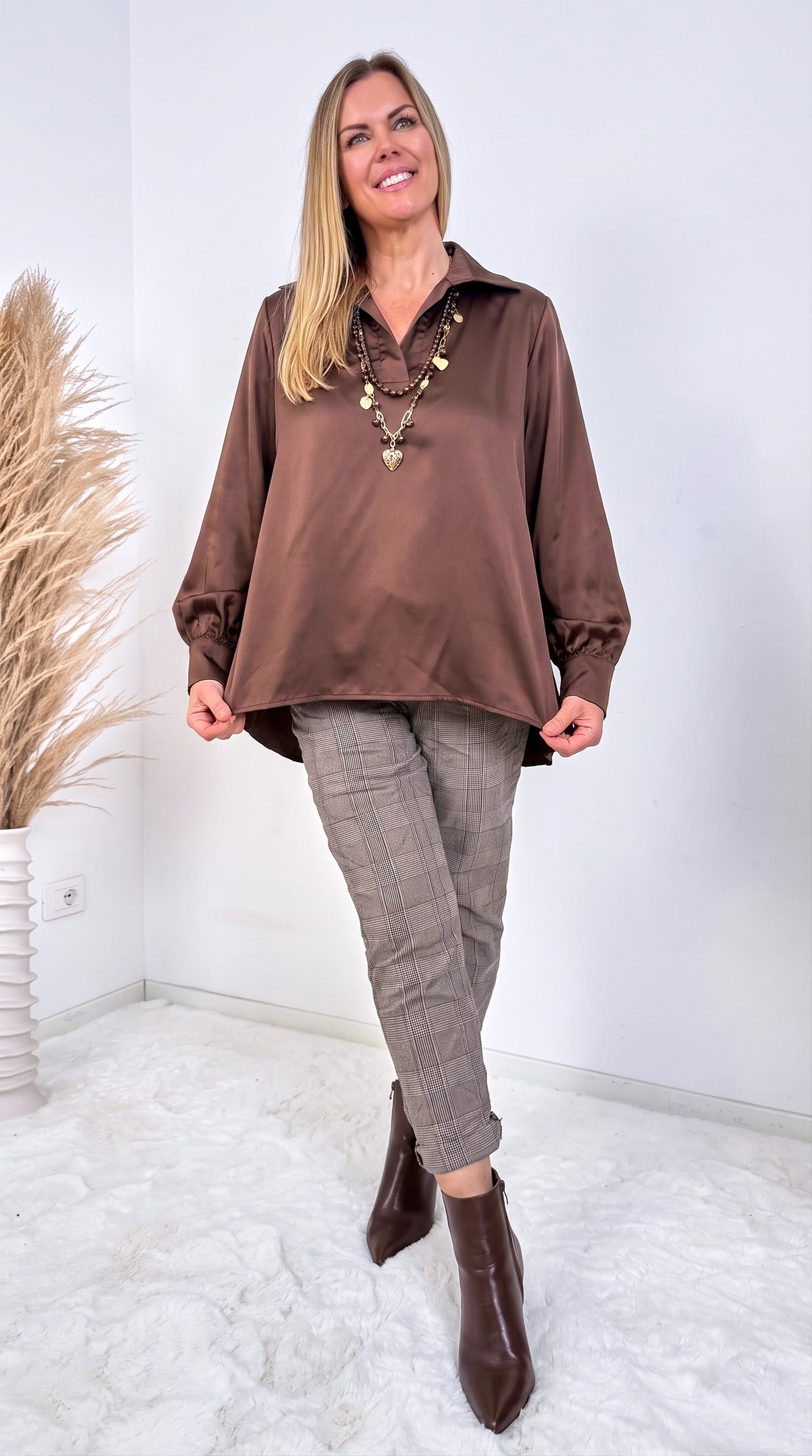 Bluse Willow Fields *Schoko*