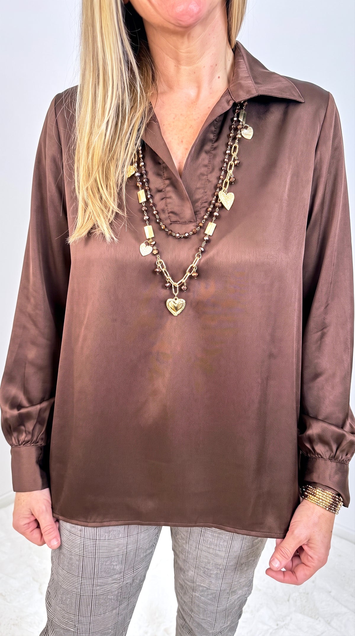 Bluse Willow Fields *Schoko*