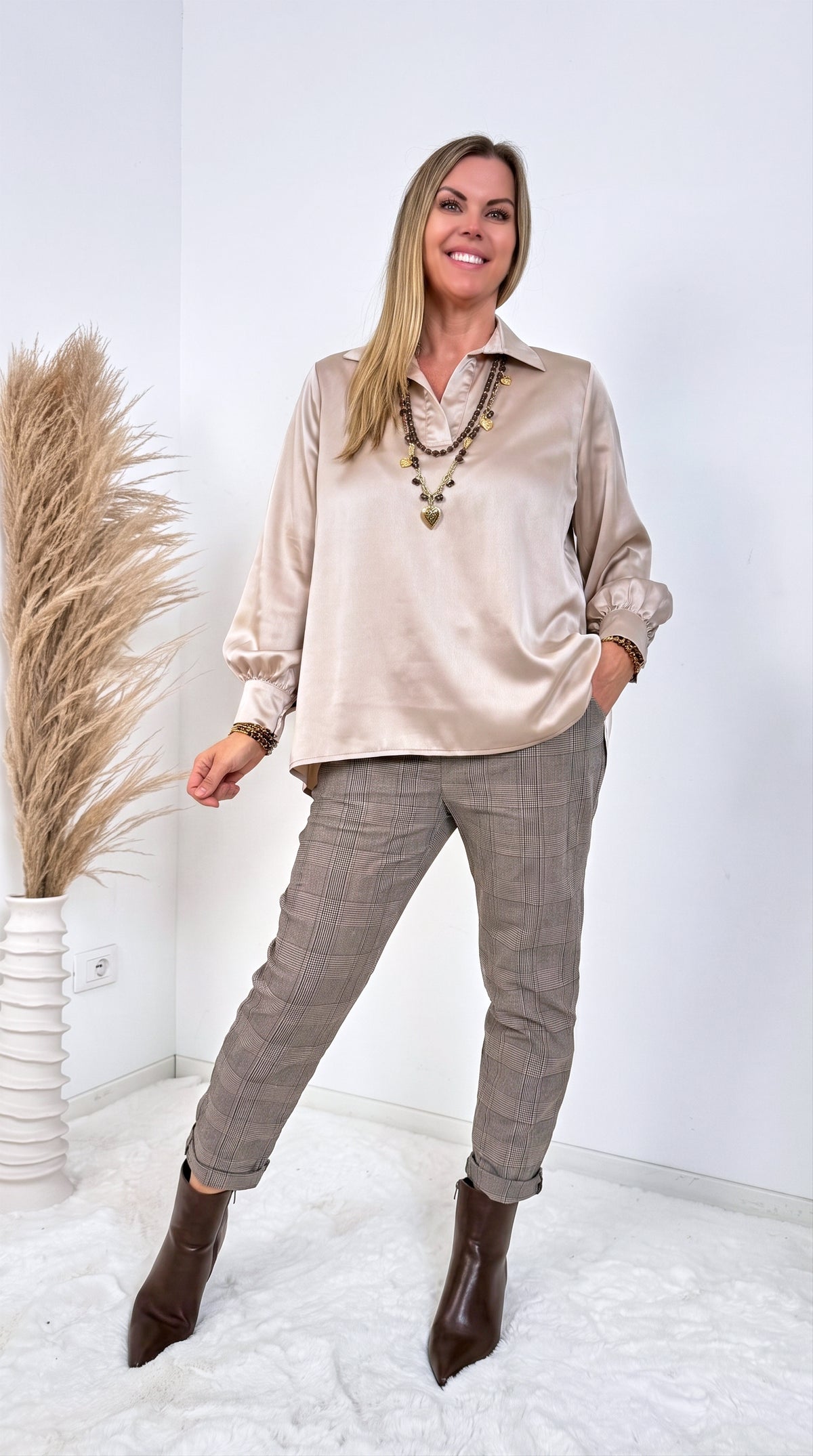 Bluse Willow Fields *Beige*