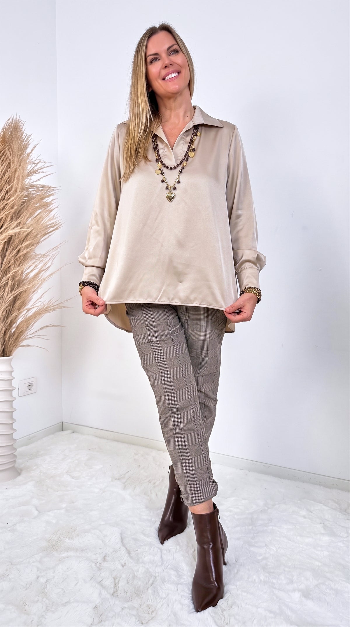 Bluse Willow Fields *Beige*