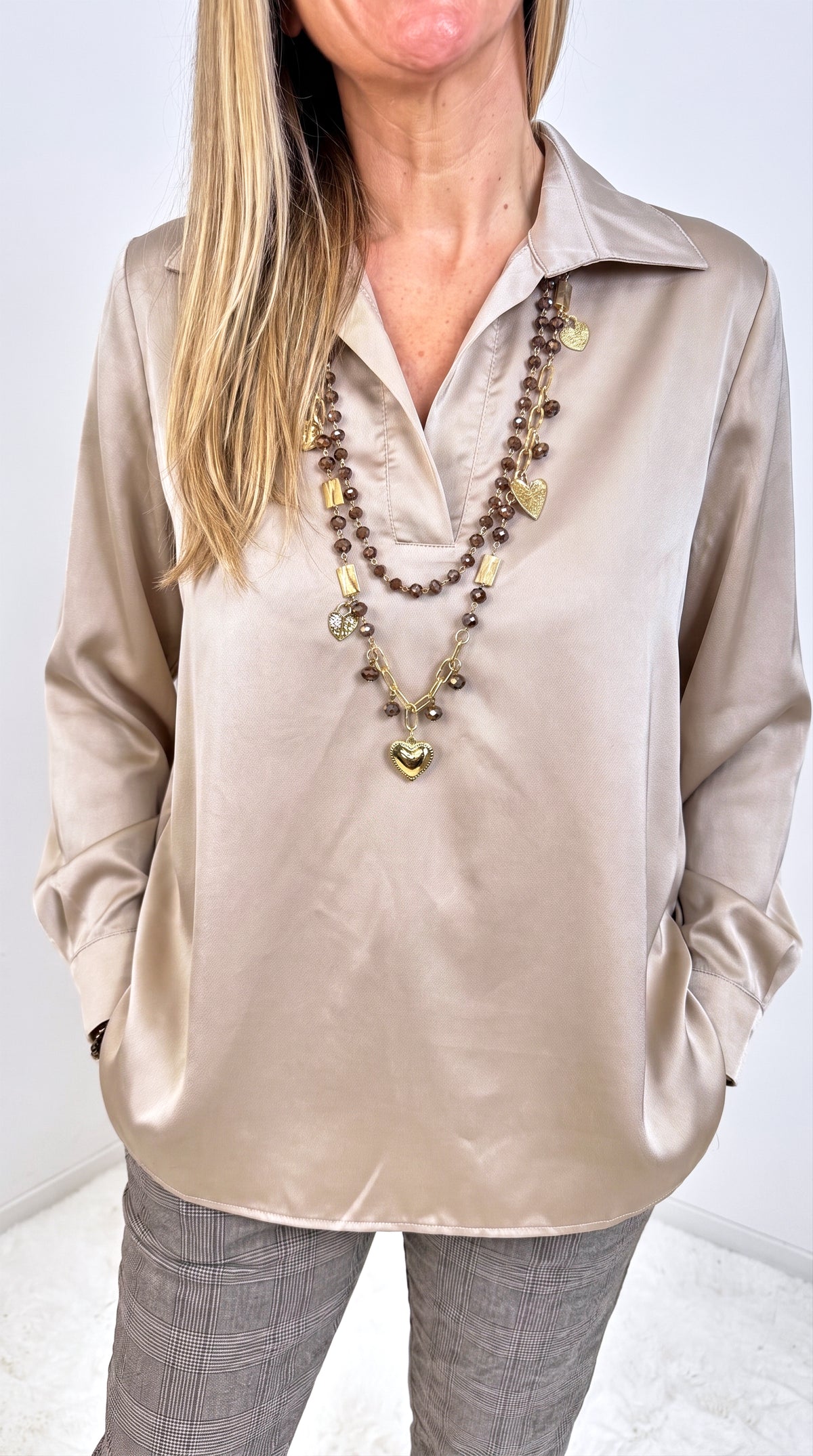 Bluse Willow Fields *Beige*