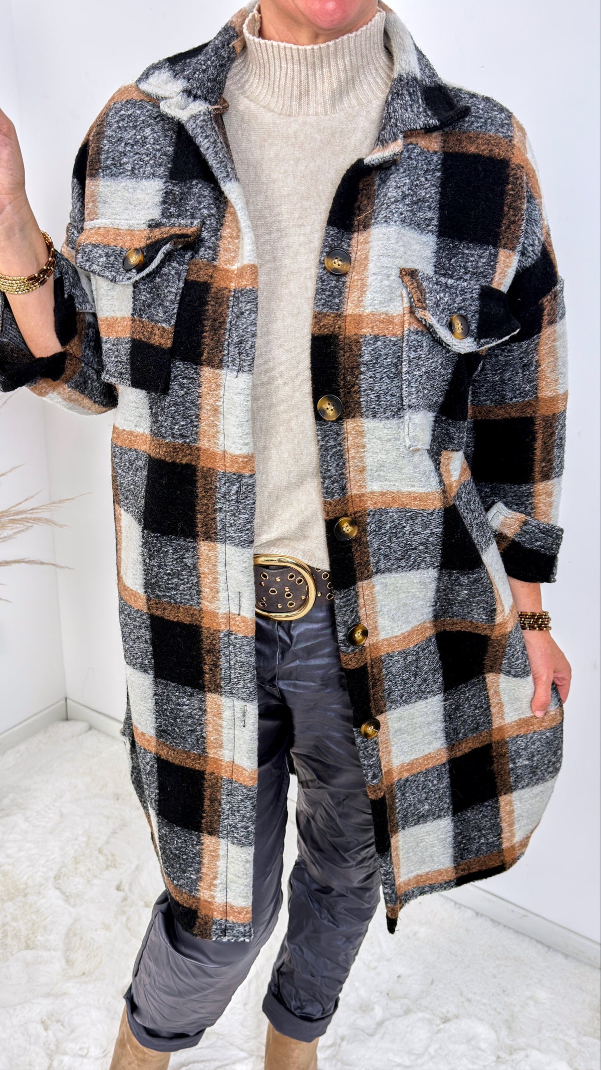 Hemd-Jacke Sundara *Schwarz*