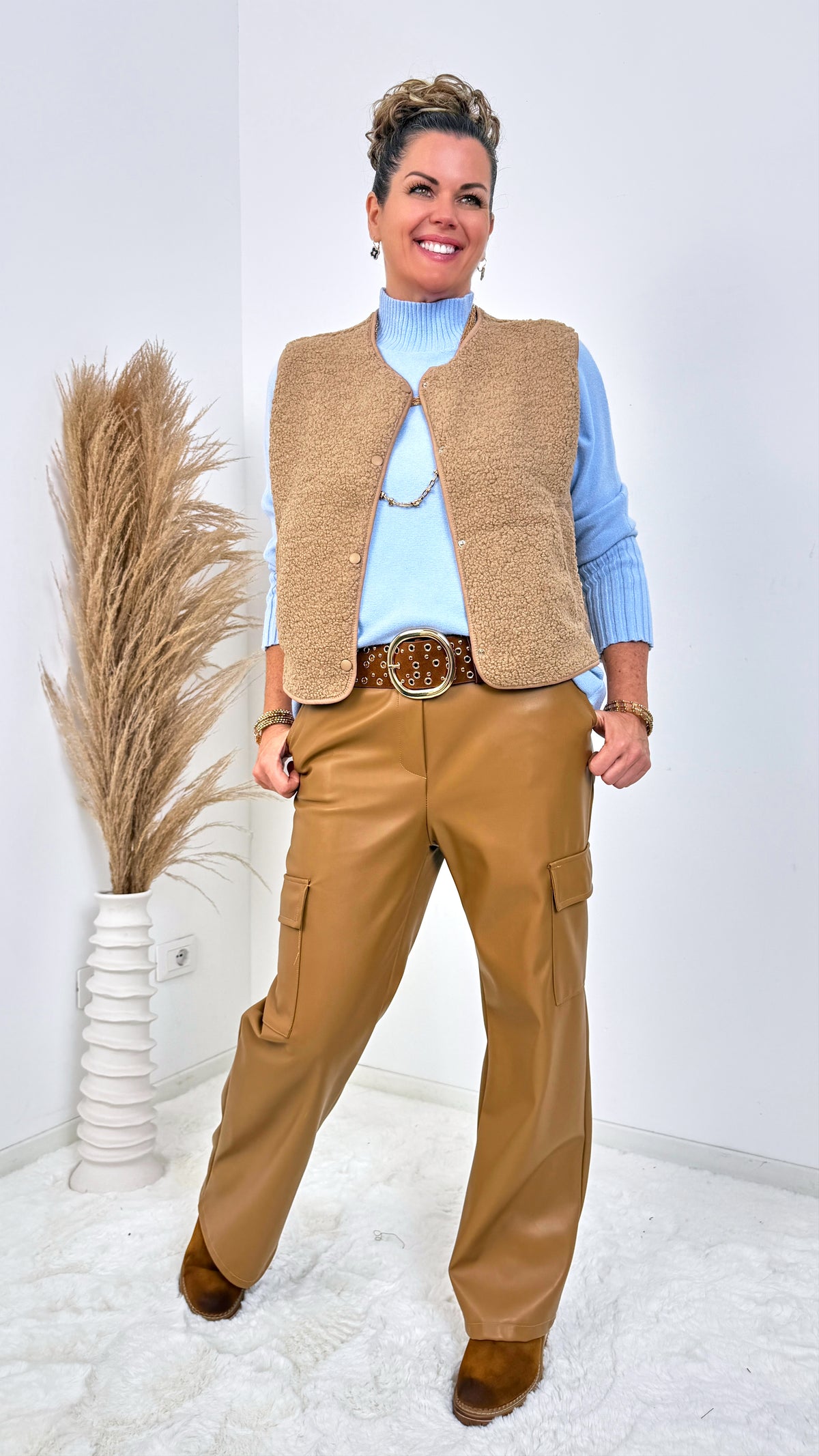 Weste Hazelnut *Camel*