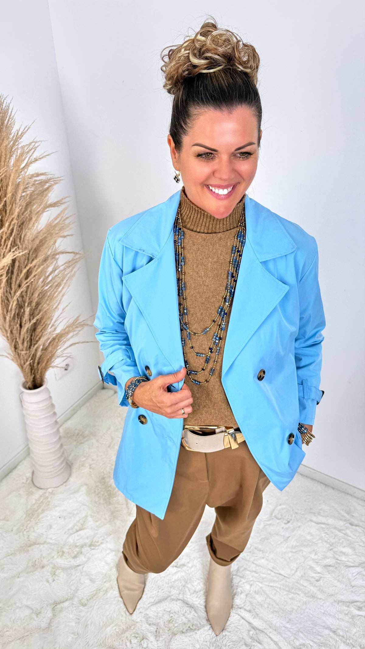 Trenchcoat Wilhelmina *Blau*