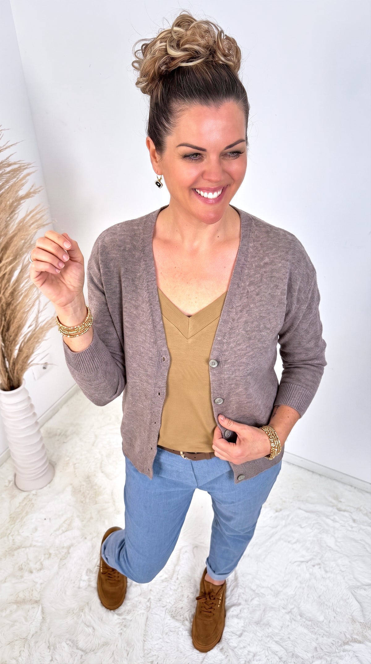 Strickjacke Vivenne *Taupe*