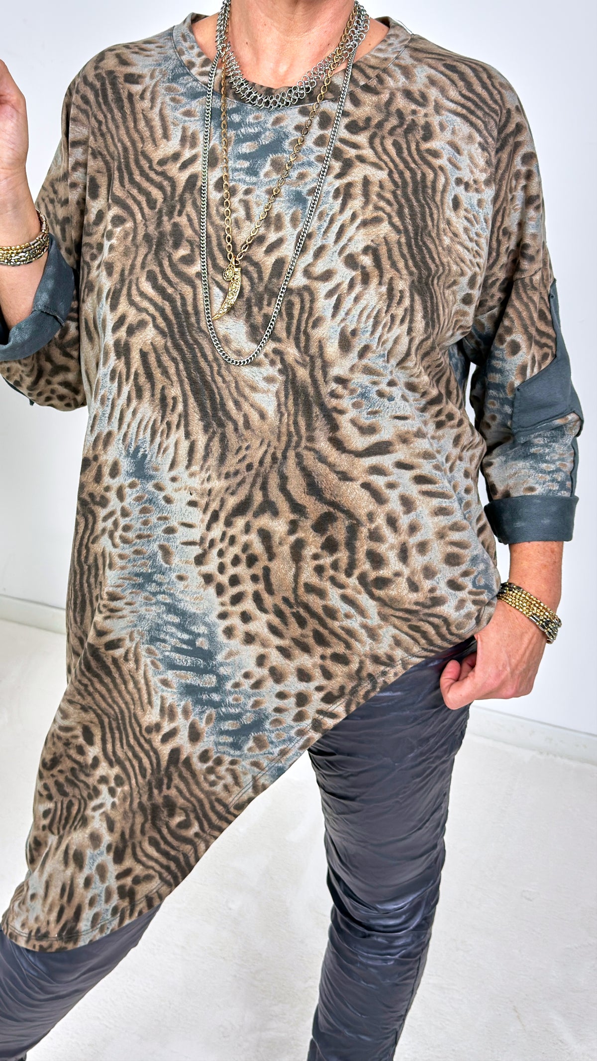 Sweatshirt Marisol Fey *Grau*