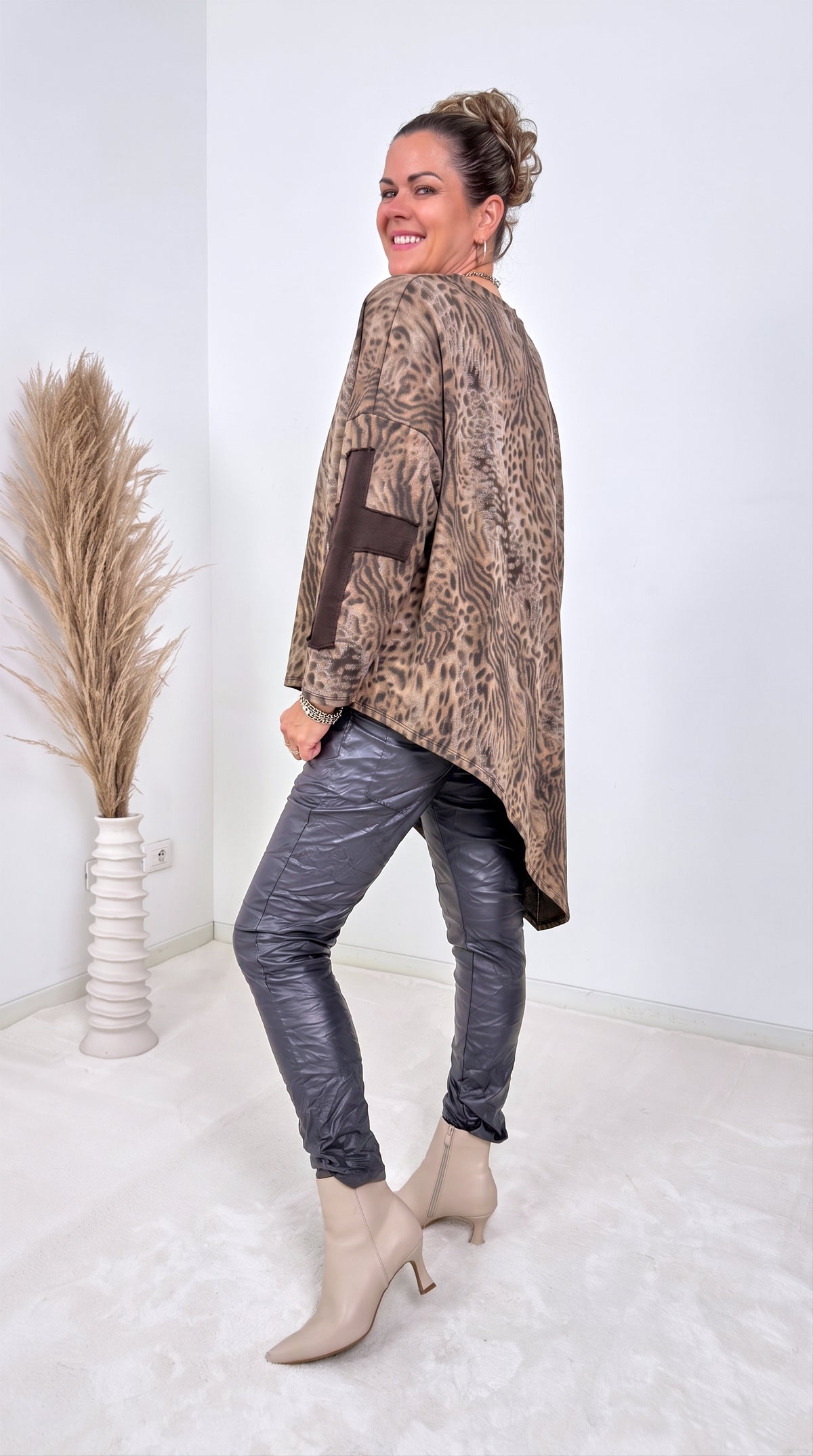 Sweatshirt Marisol Fey *Schoko*