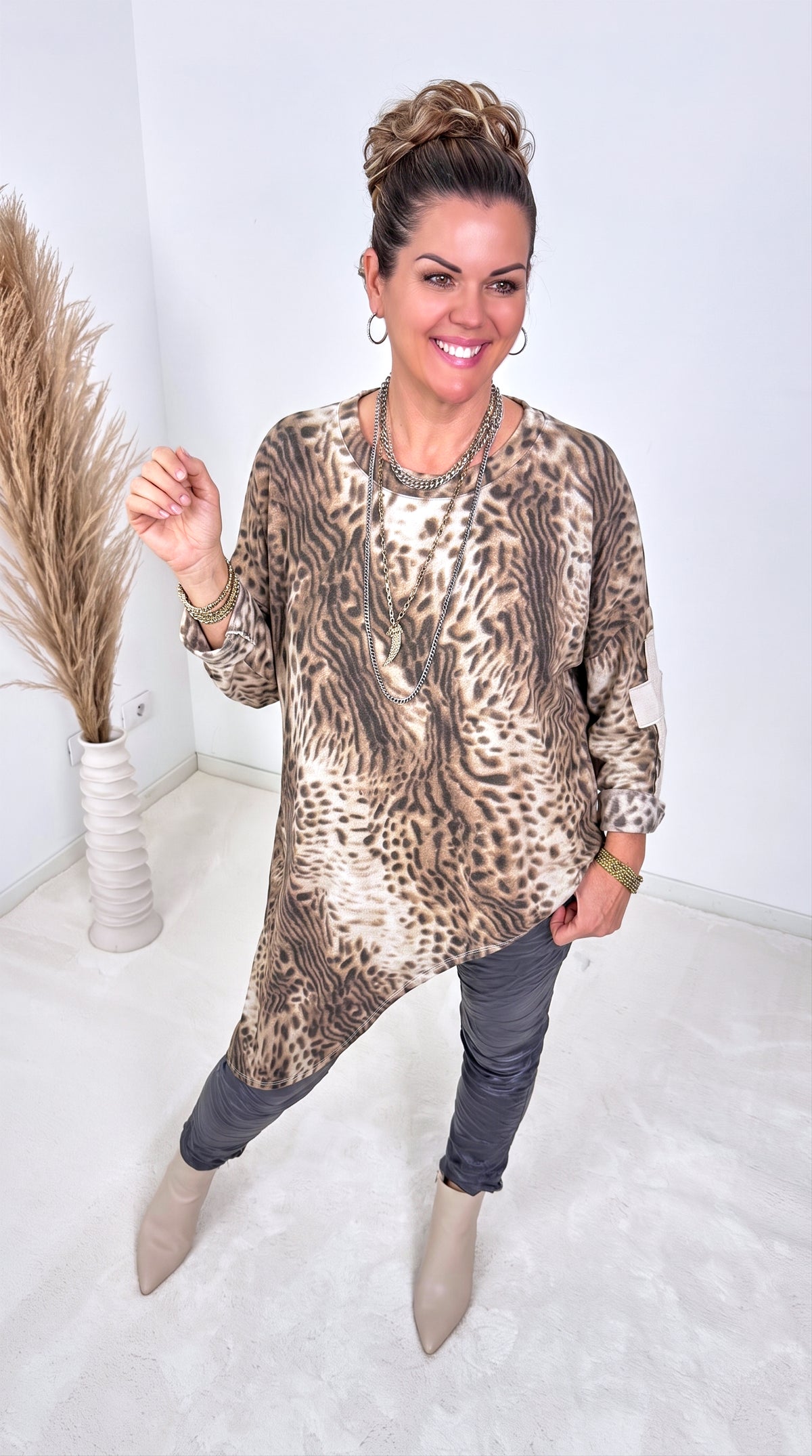 Sweatshirt Marisol Fey *Beige*