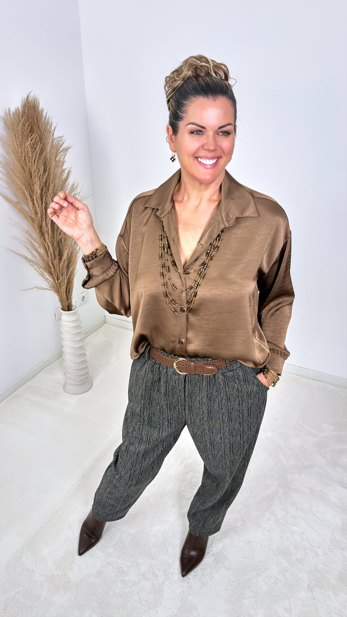 Bluse Sandalwood *Schoko*