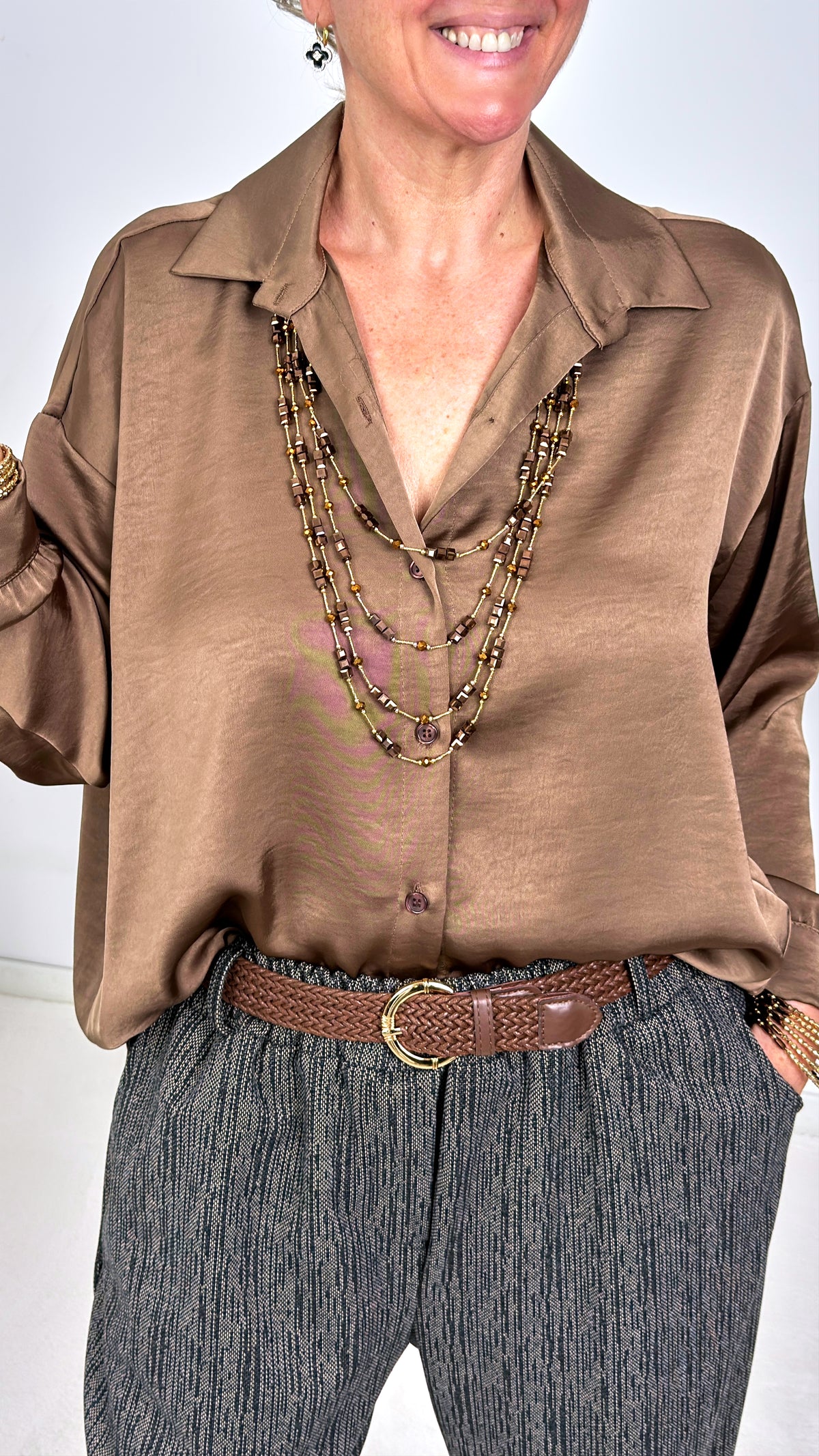 Bluse Sandalwood *Schoko*