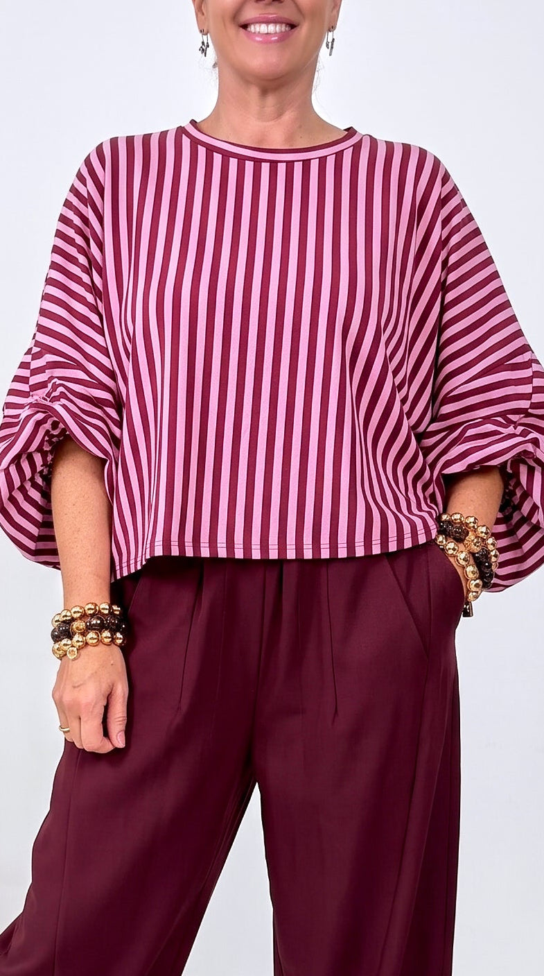Sweatshirt Nimbra *Bordeaux*
