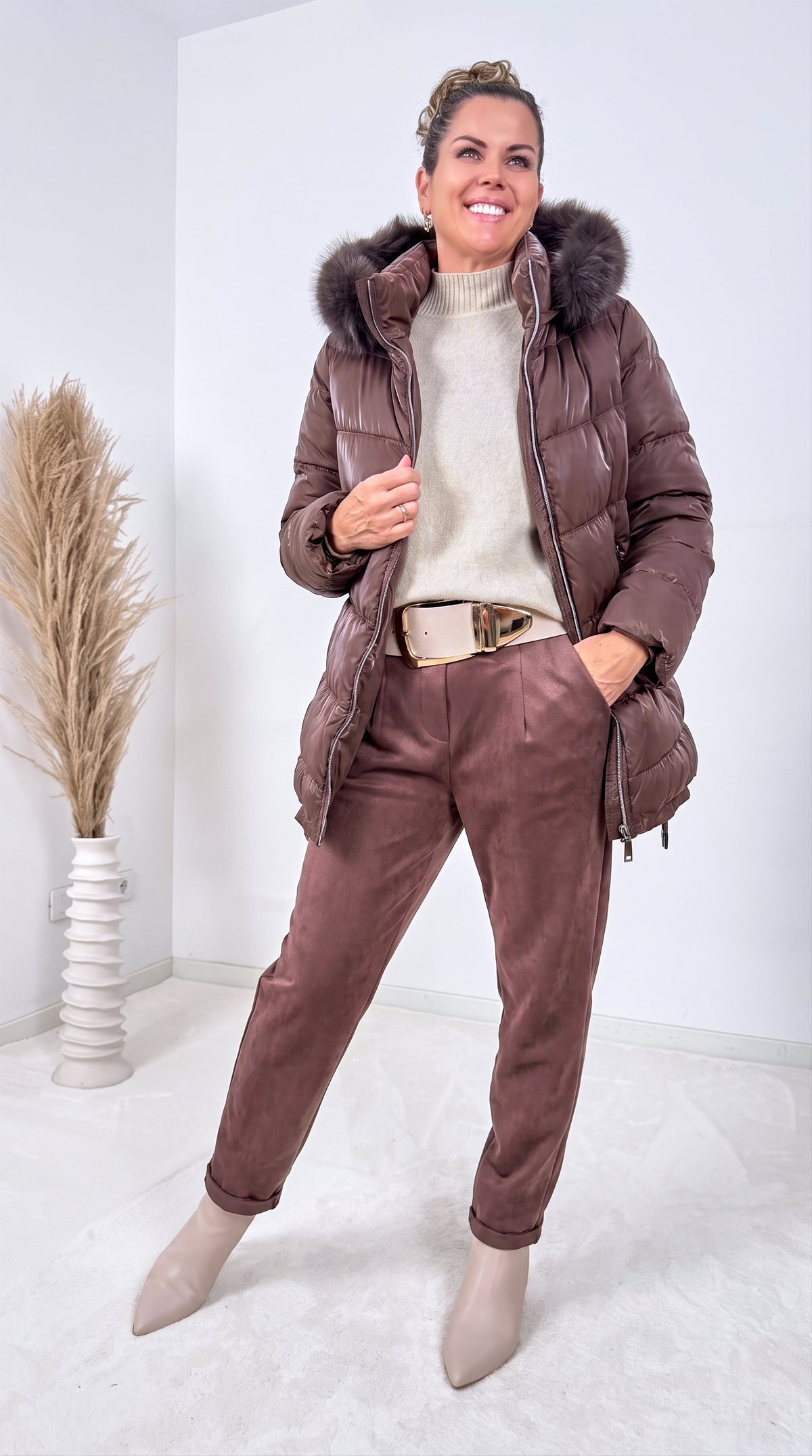Steppjacke Masterpiece *Schoko* - Power of Princess