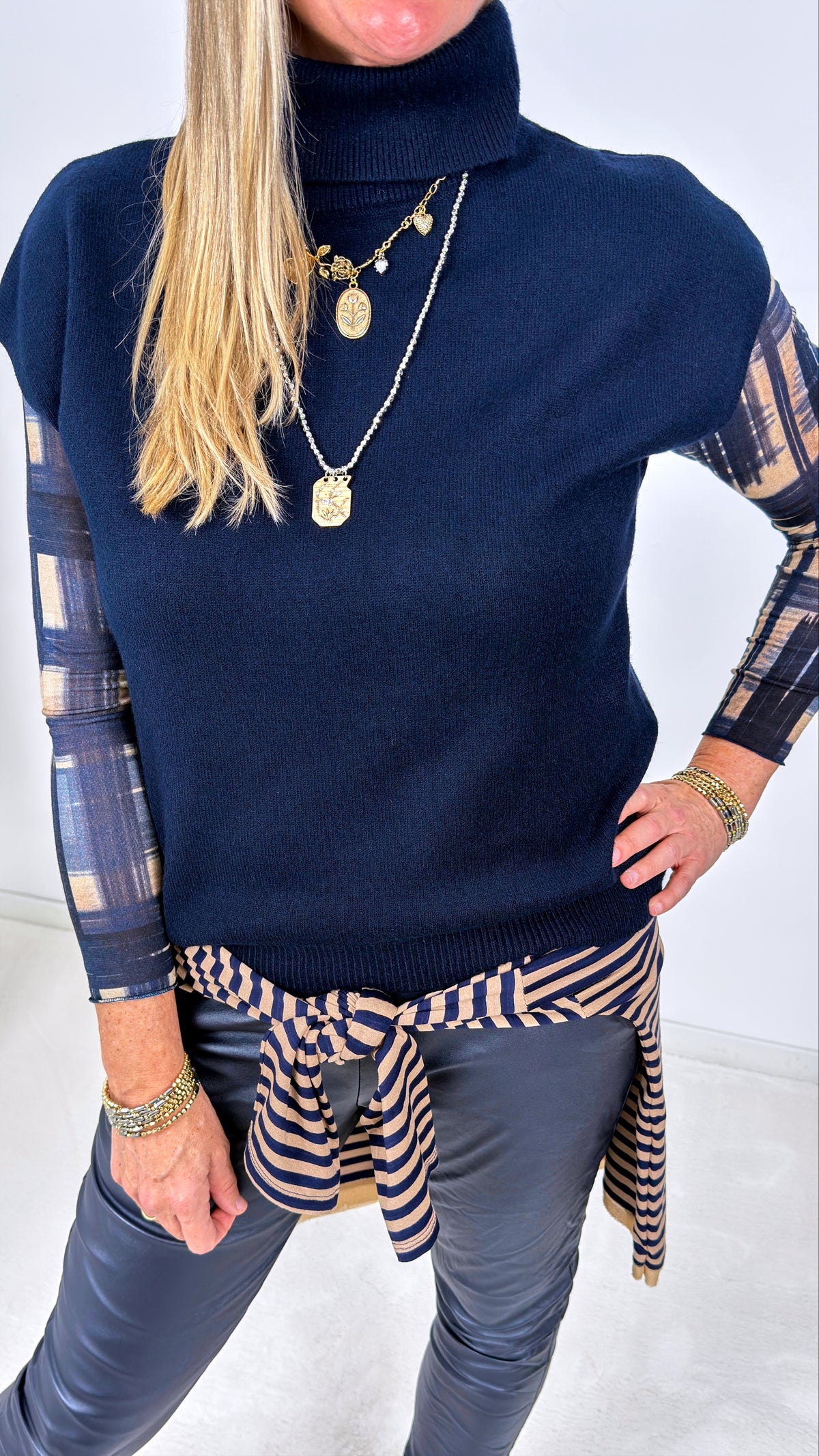 Rollkragenshirt Cortona *Dunkelblau*