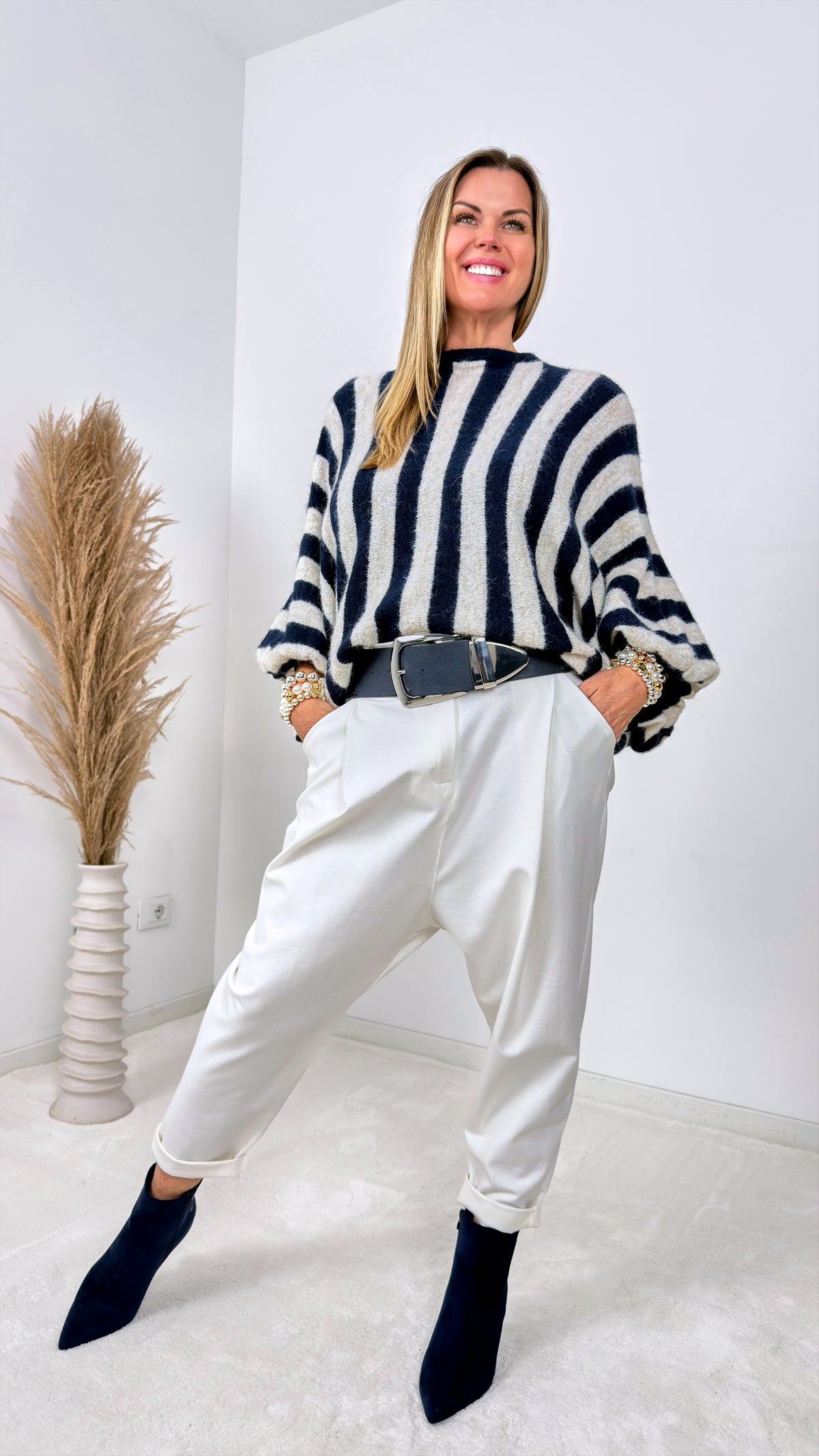 Strickpullover Autumn Stripes