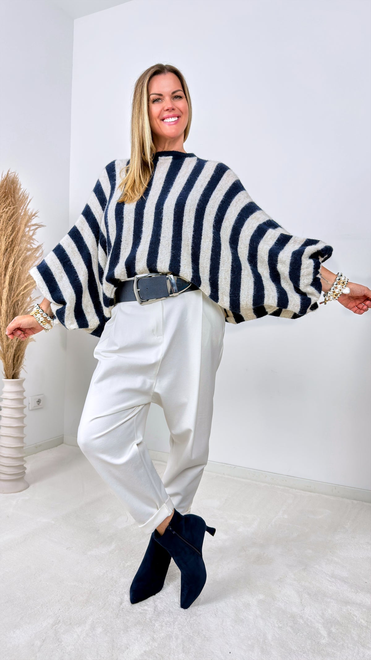Strickpullover Autumn Stripes