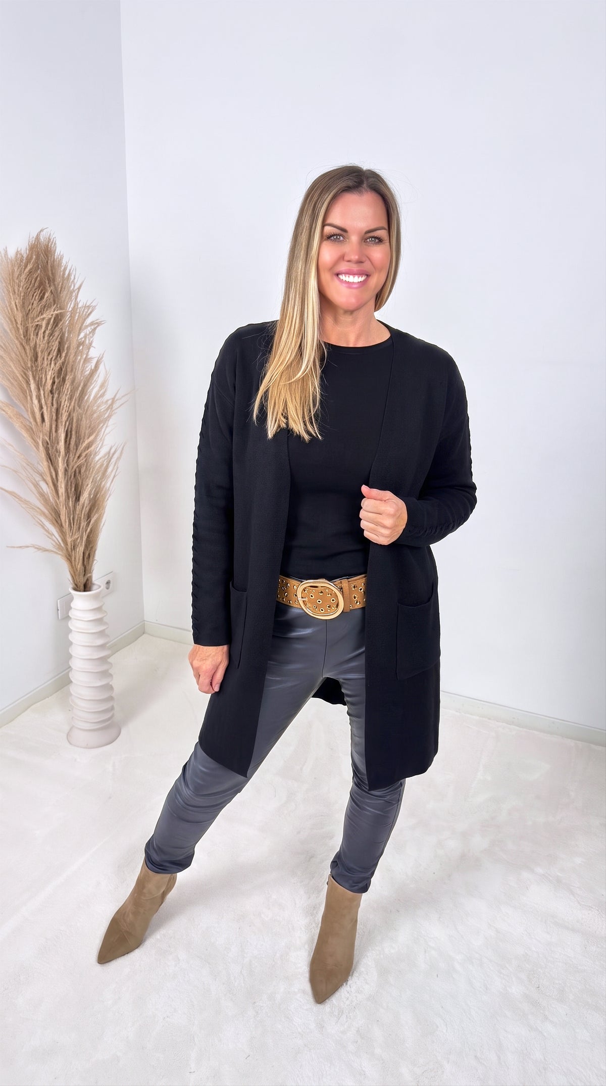 Strickjacke Nordic Fable *Schwarz*