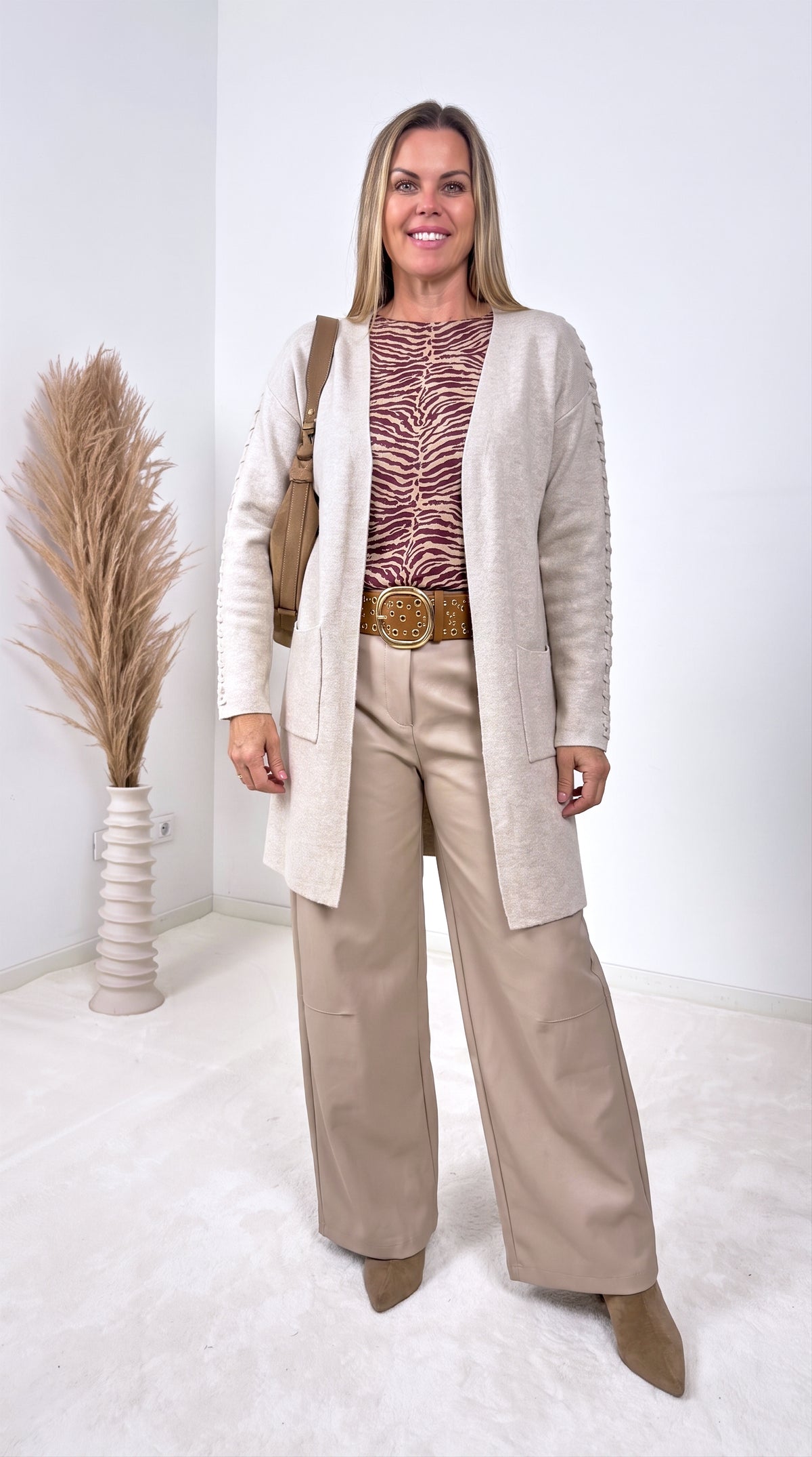 Strickjacke Nordic Fable *Creme*