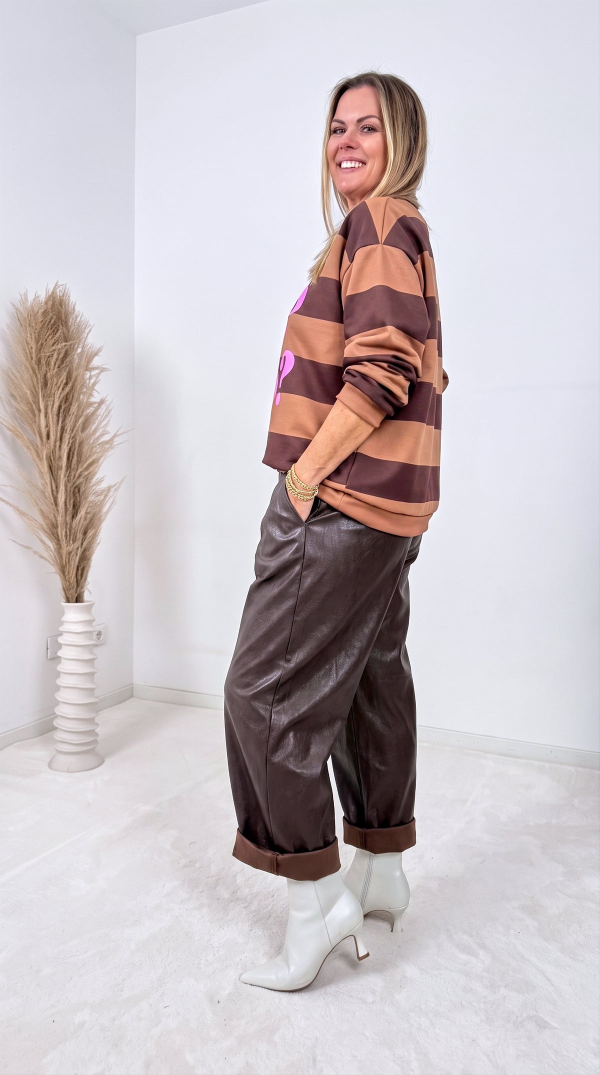 Sweatshirt Nova Statement *Camel/Schoko*