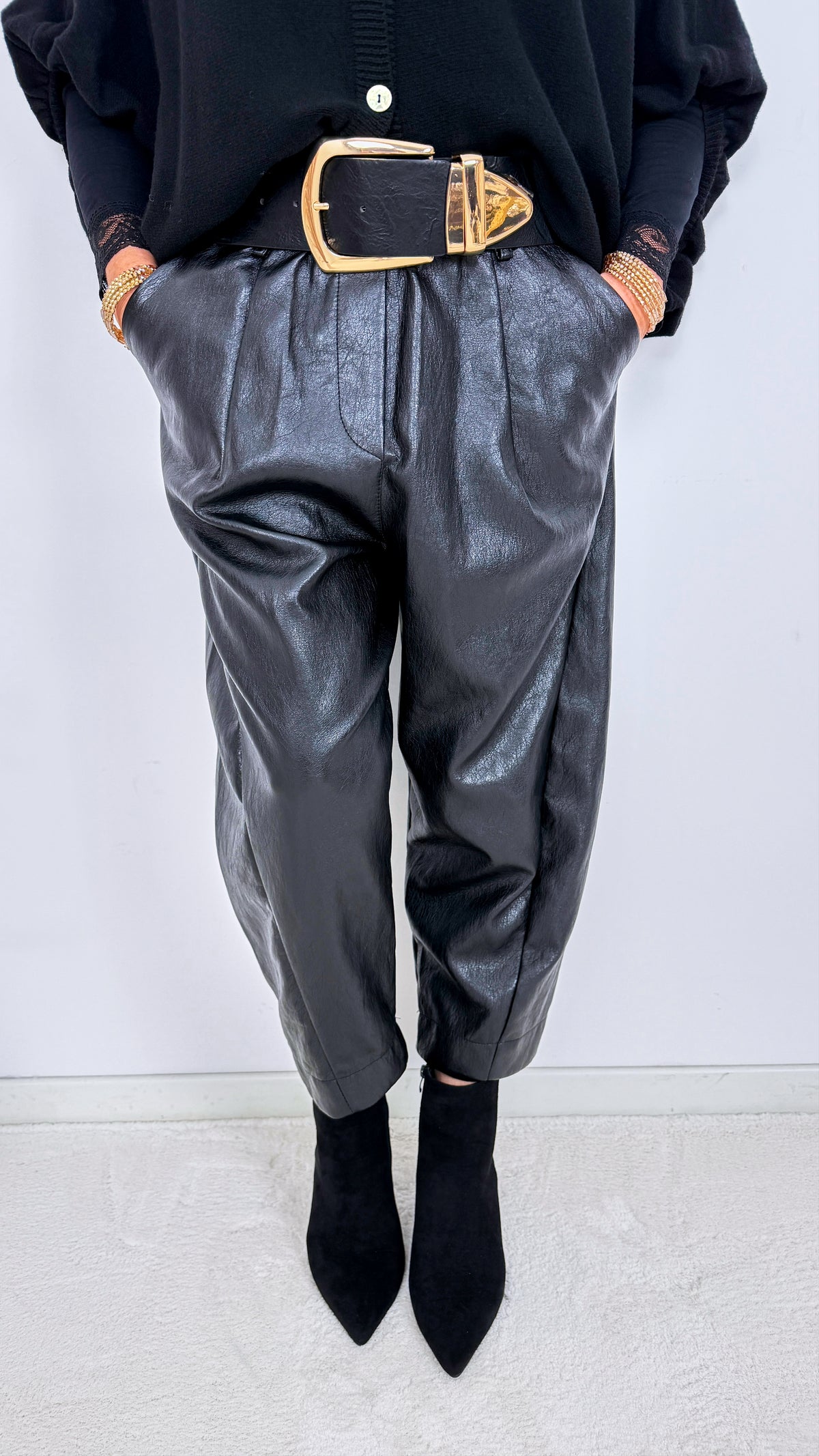 Hose Satin Luxe *Schwarz*