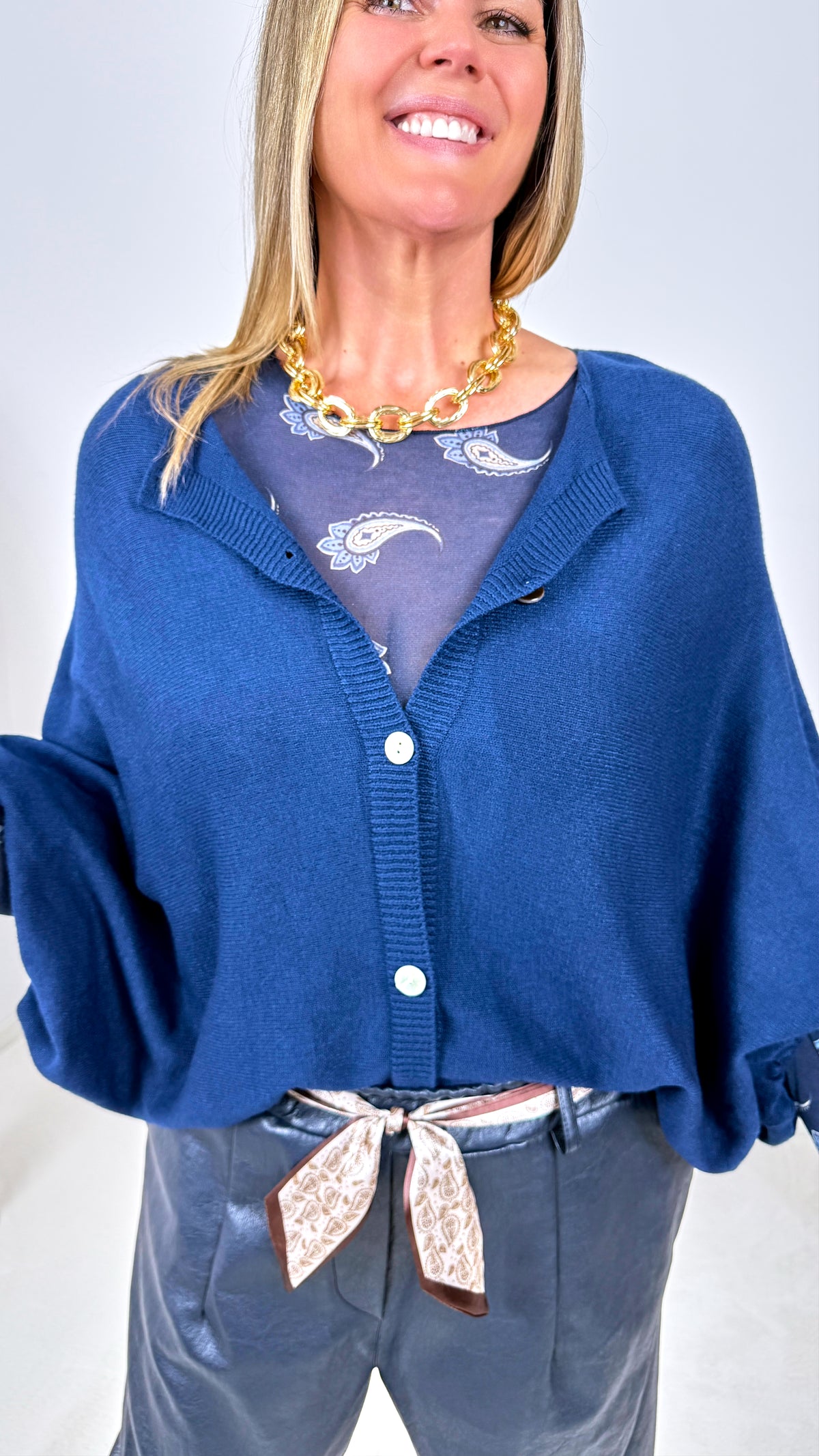 Strickjacke Nordend *Dunkelblau*