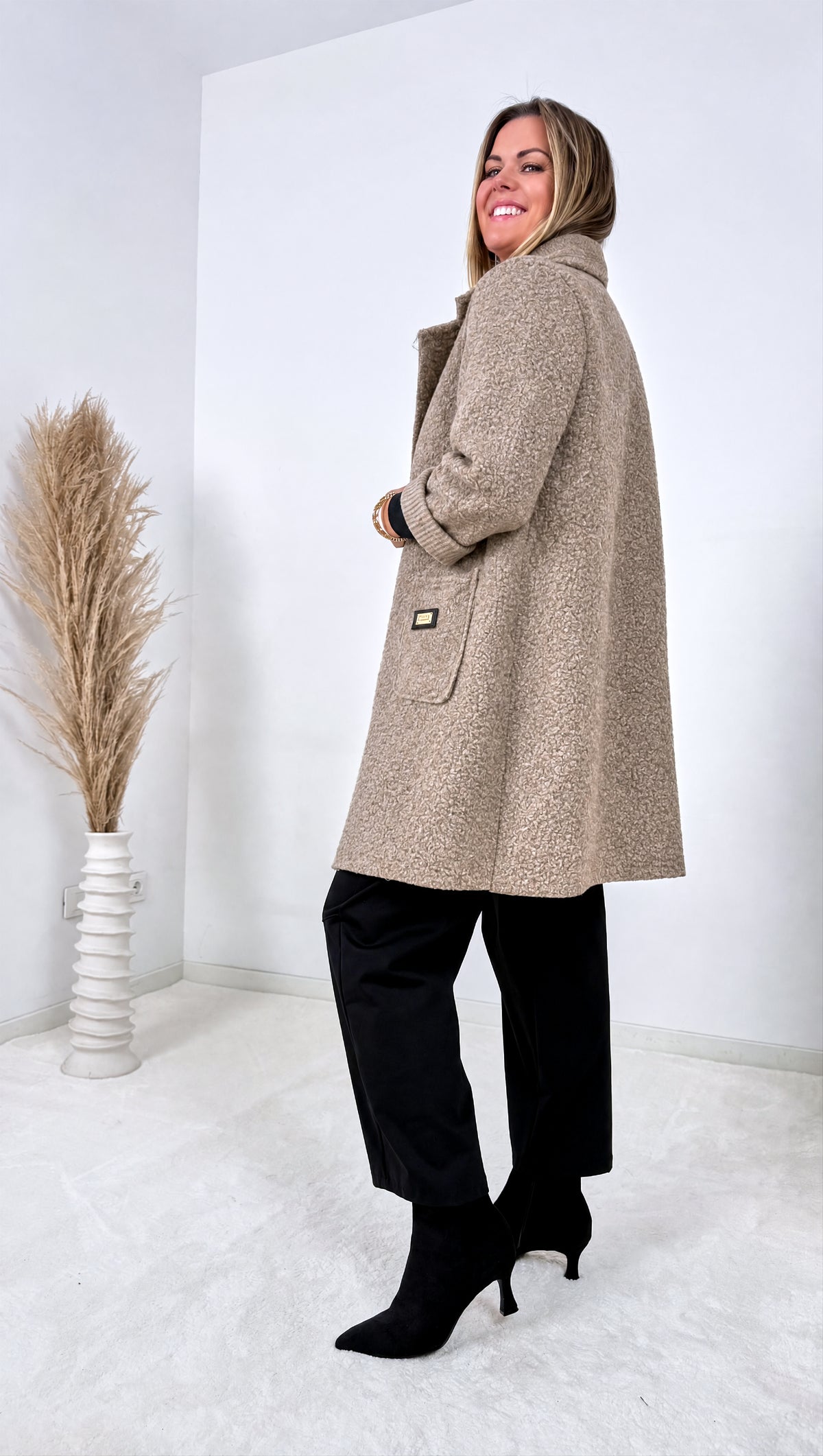 Boucle Mantel Nadir *Taupe*