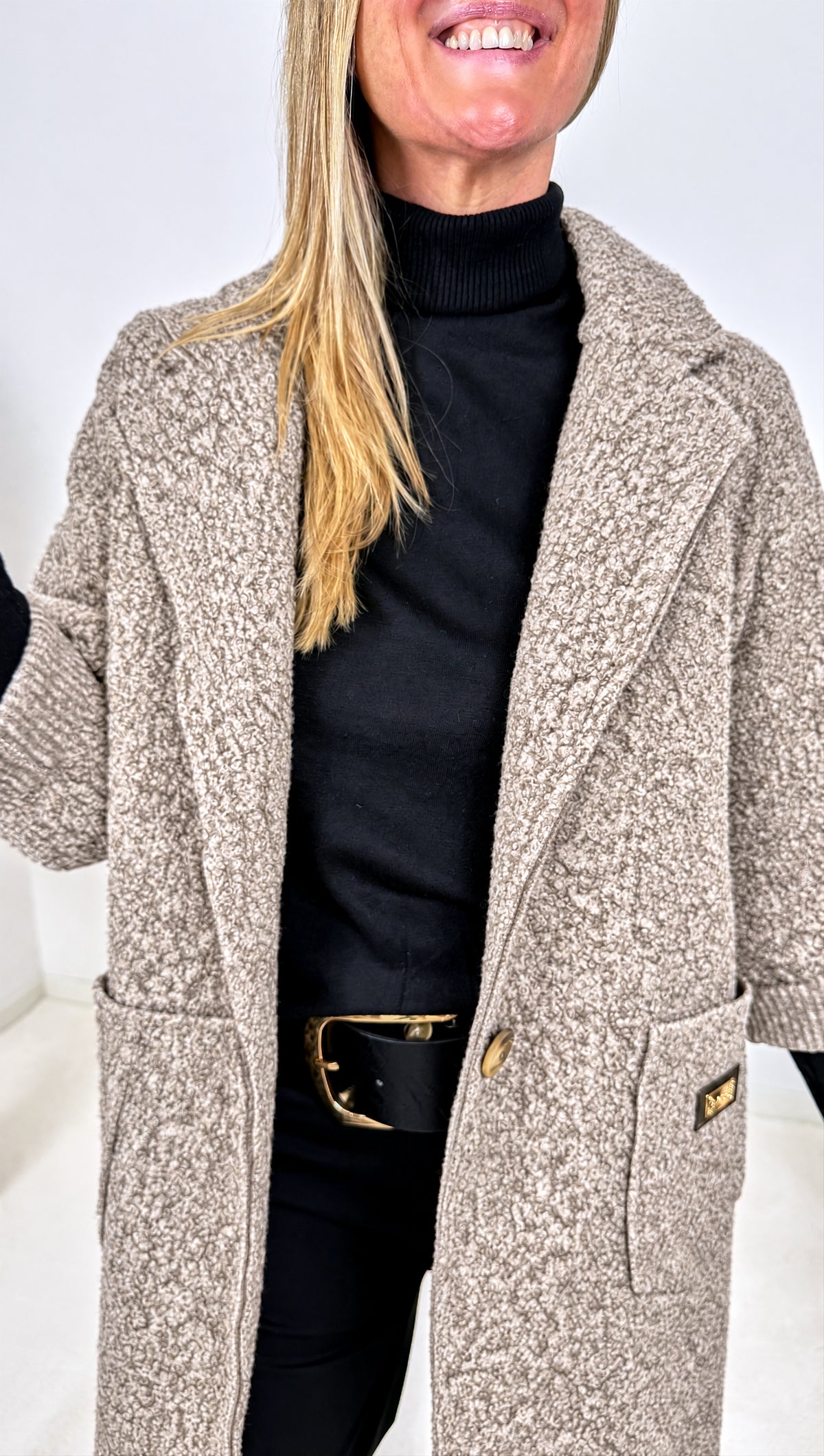 Boucle Mantel Nadir *Taupe*