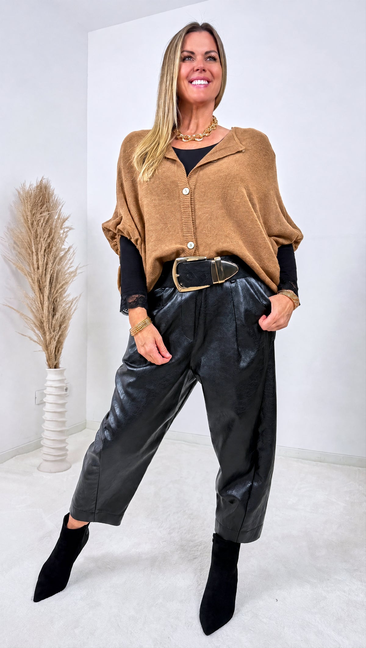 Strickjacke Nordend *Camel*