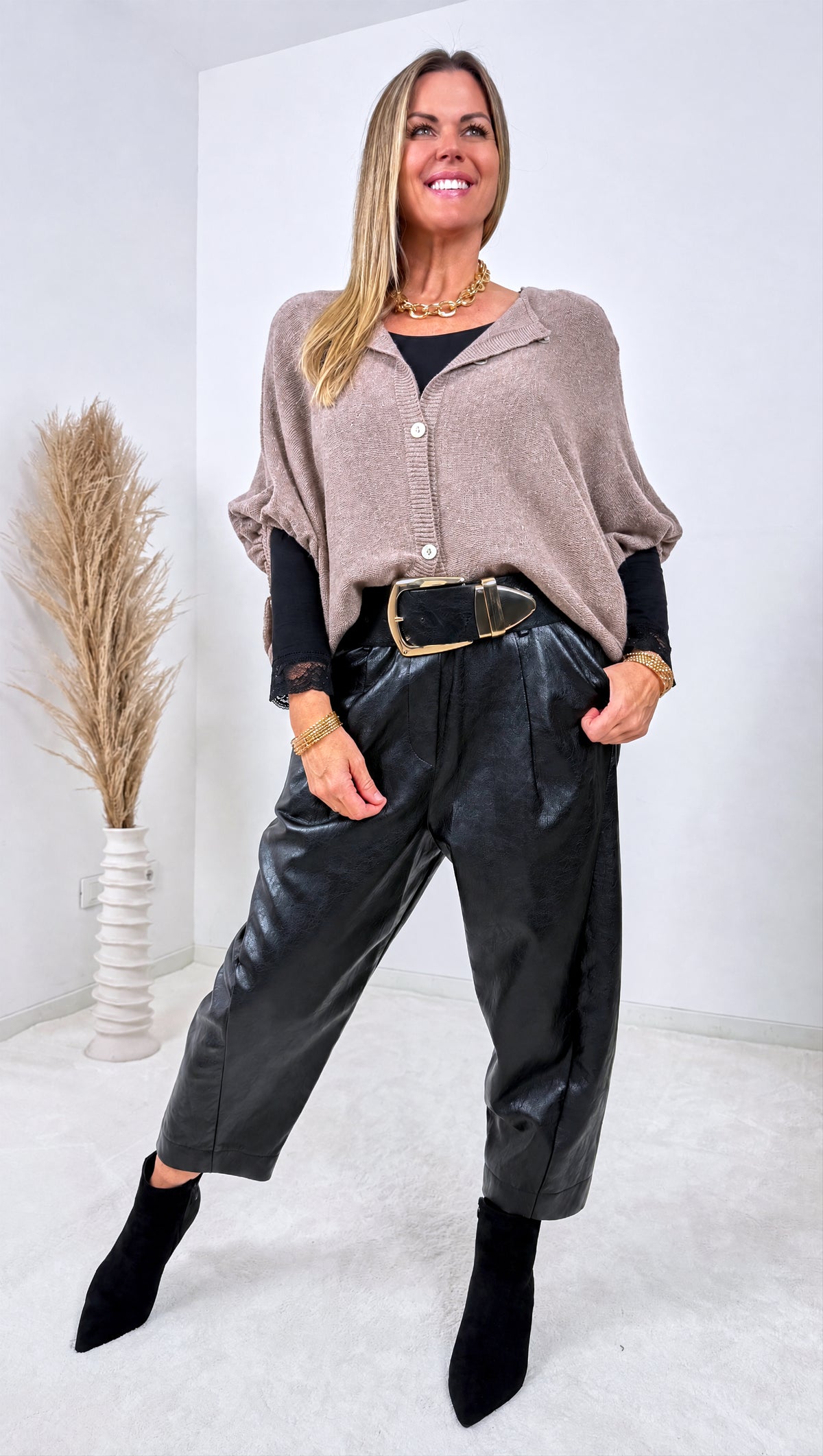 Strickjacke Nordend *Taupe*