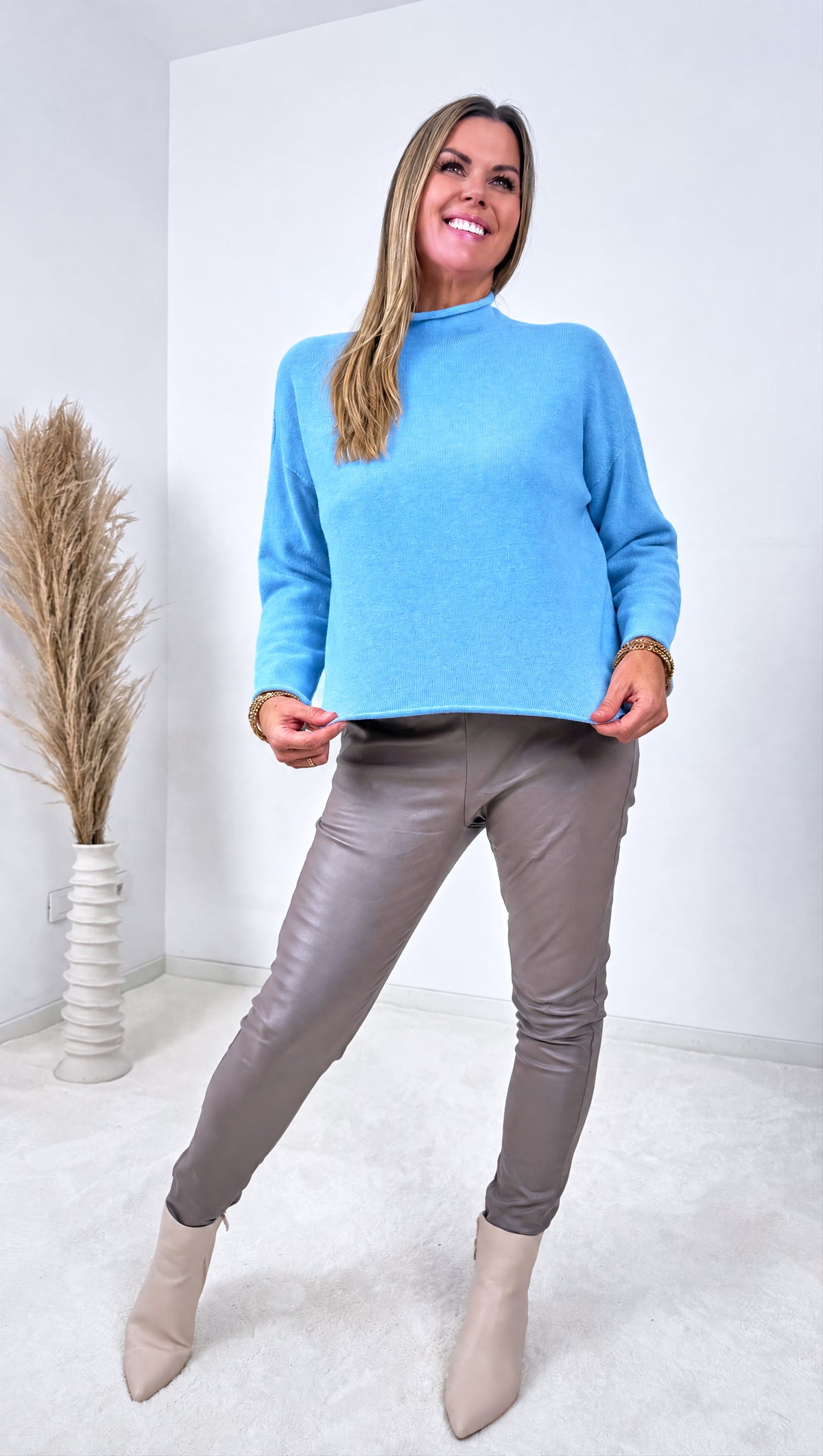 Strickpullover Wisteria *Blau*